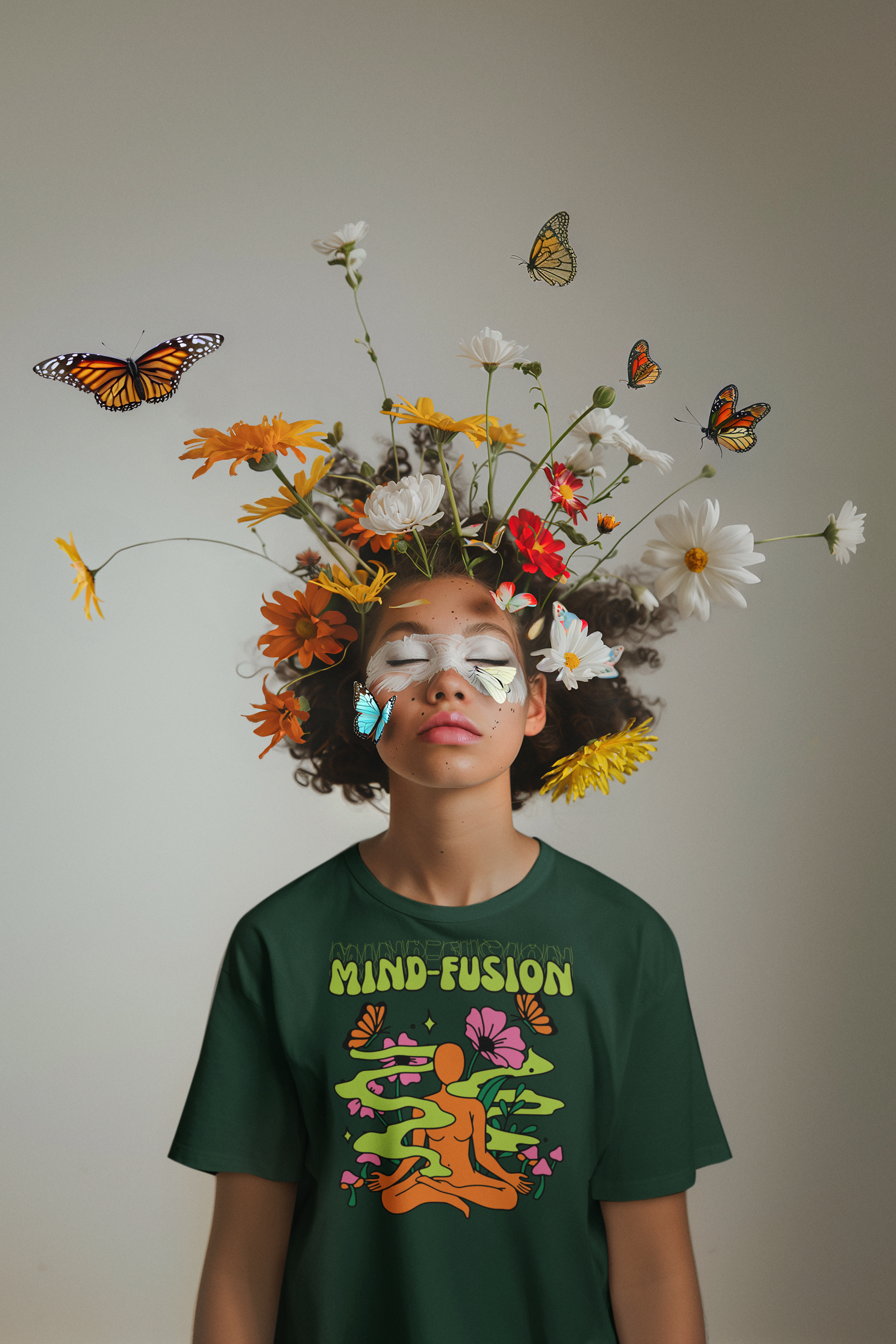 Mind-Fusion Oversized T-Shirt