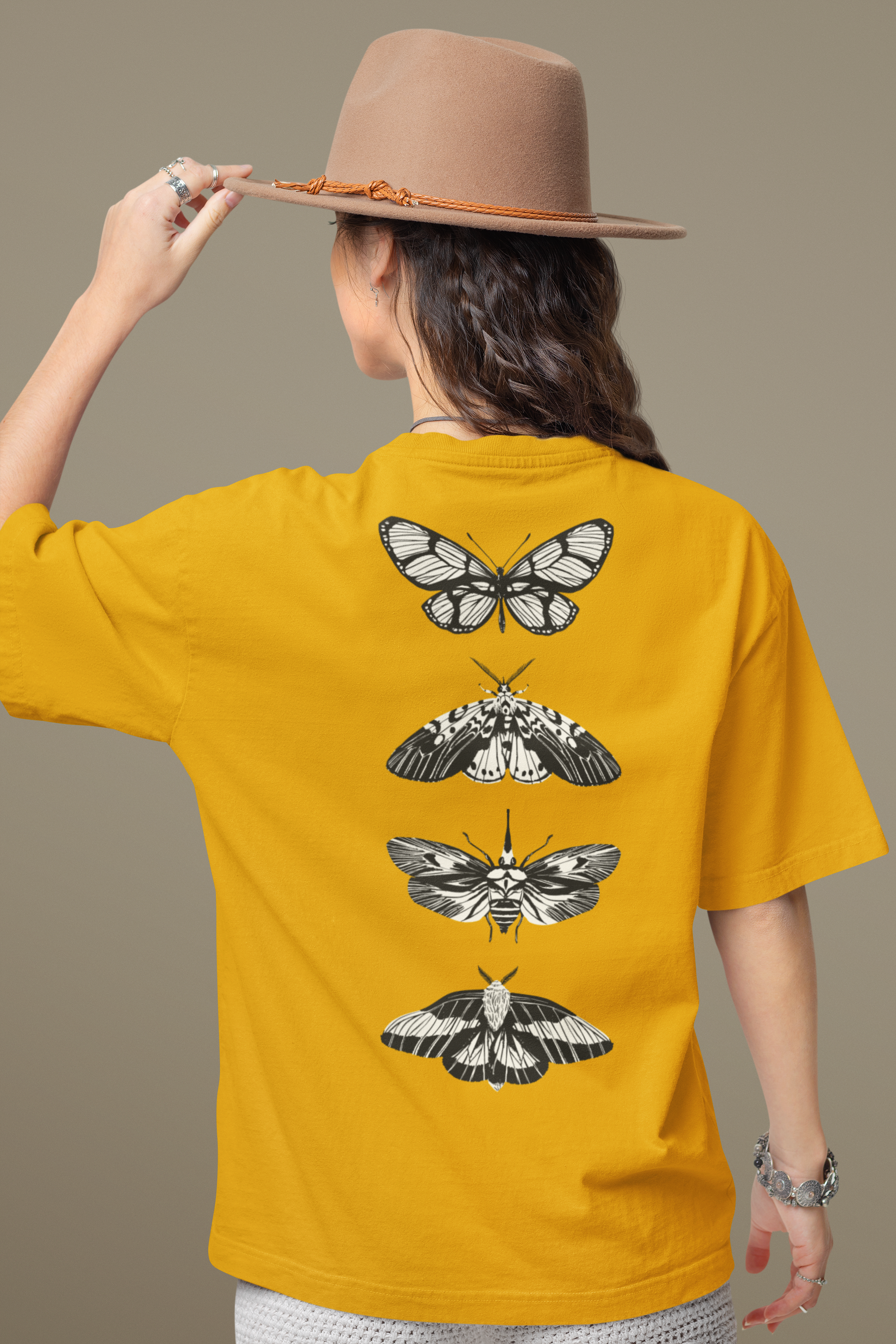 Butterfly Back Oversized T-Shirt