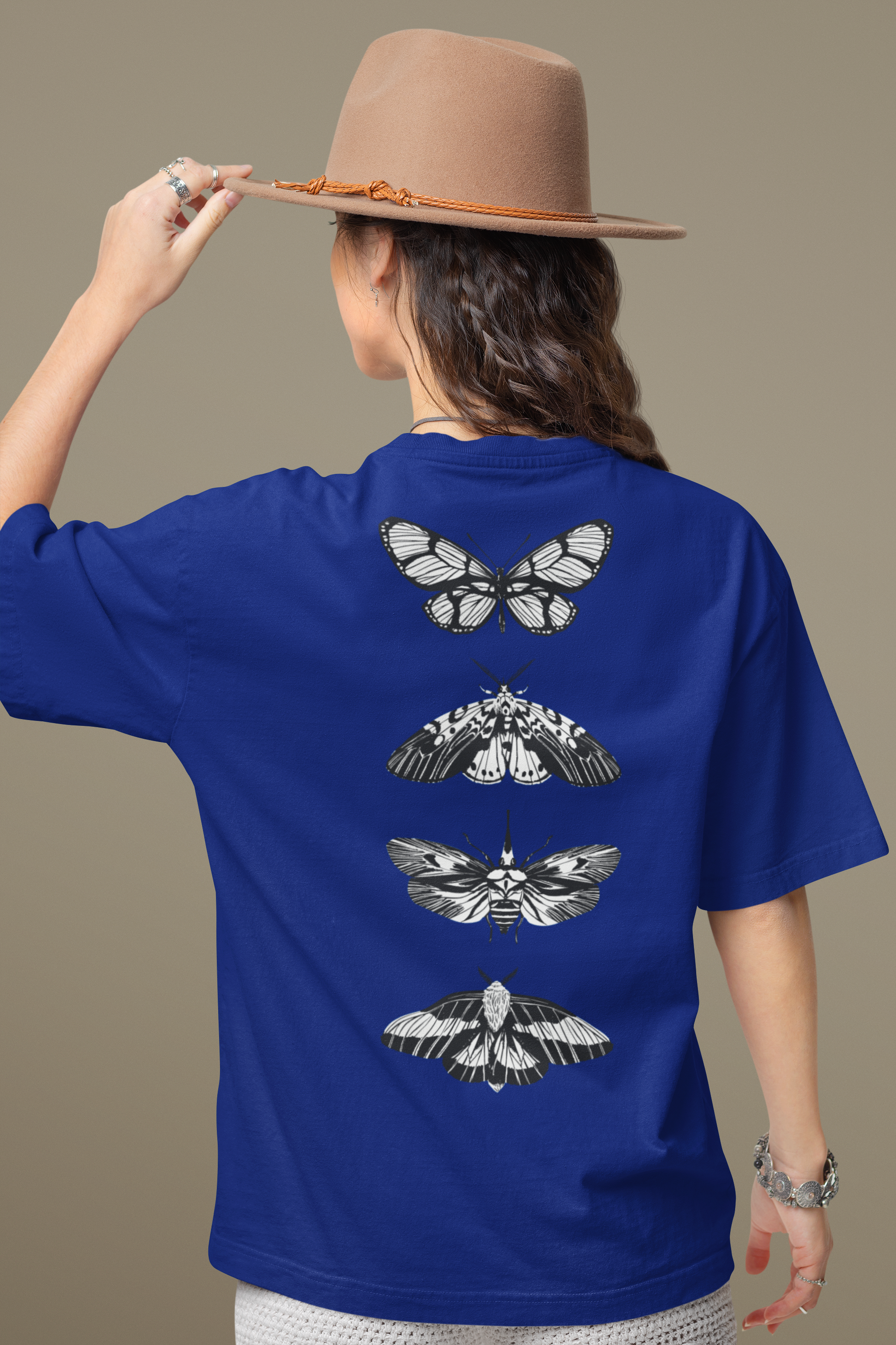 Butterfly Back Oversized T-Shirt