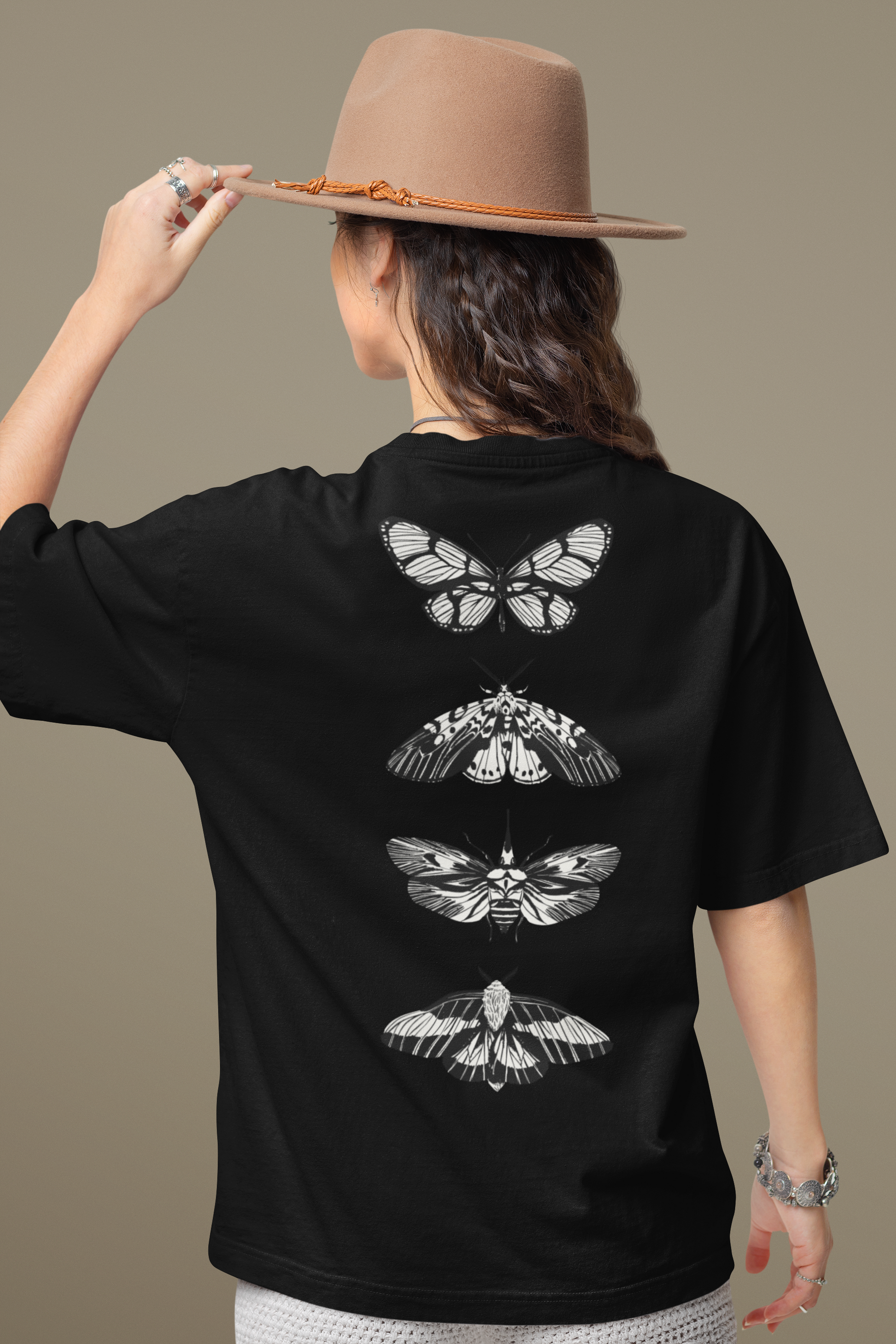 Butterfly Back Oversized T-Shirt