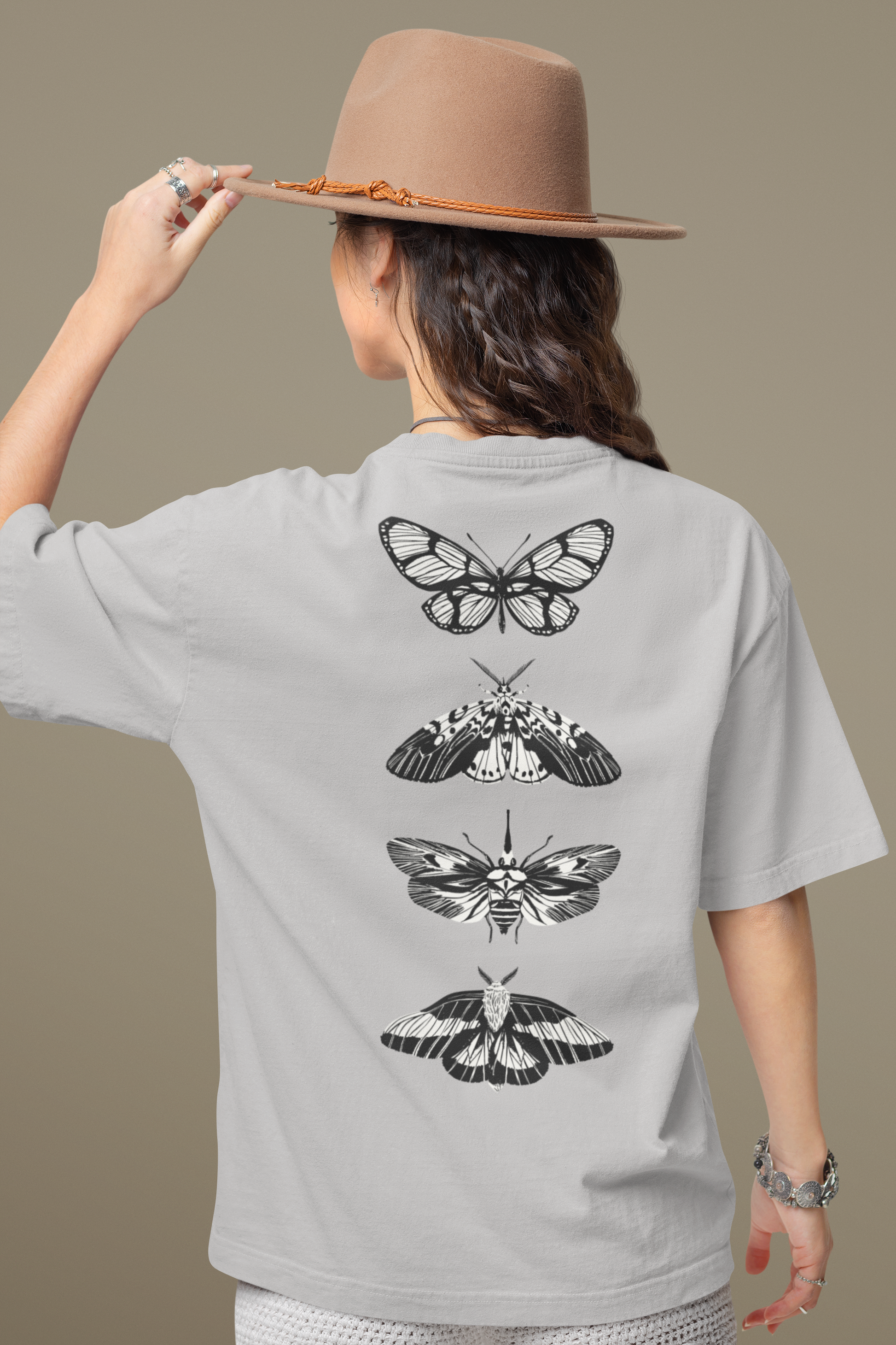Butterfly Back Oversized T-Shirt