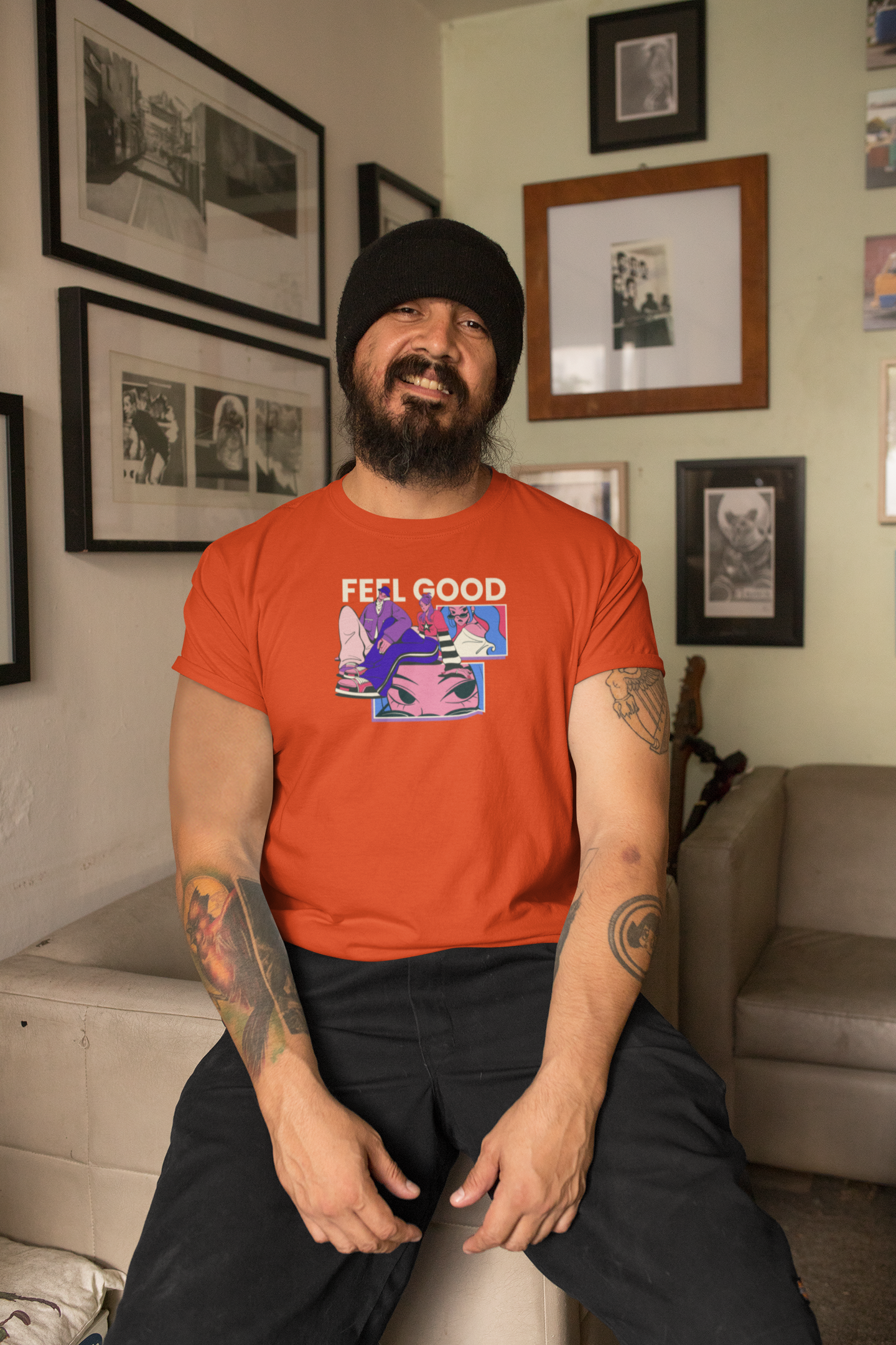Feel Good 100% Cotton T-Shirt