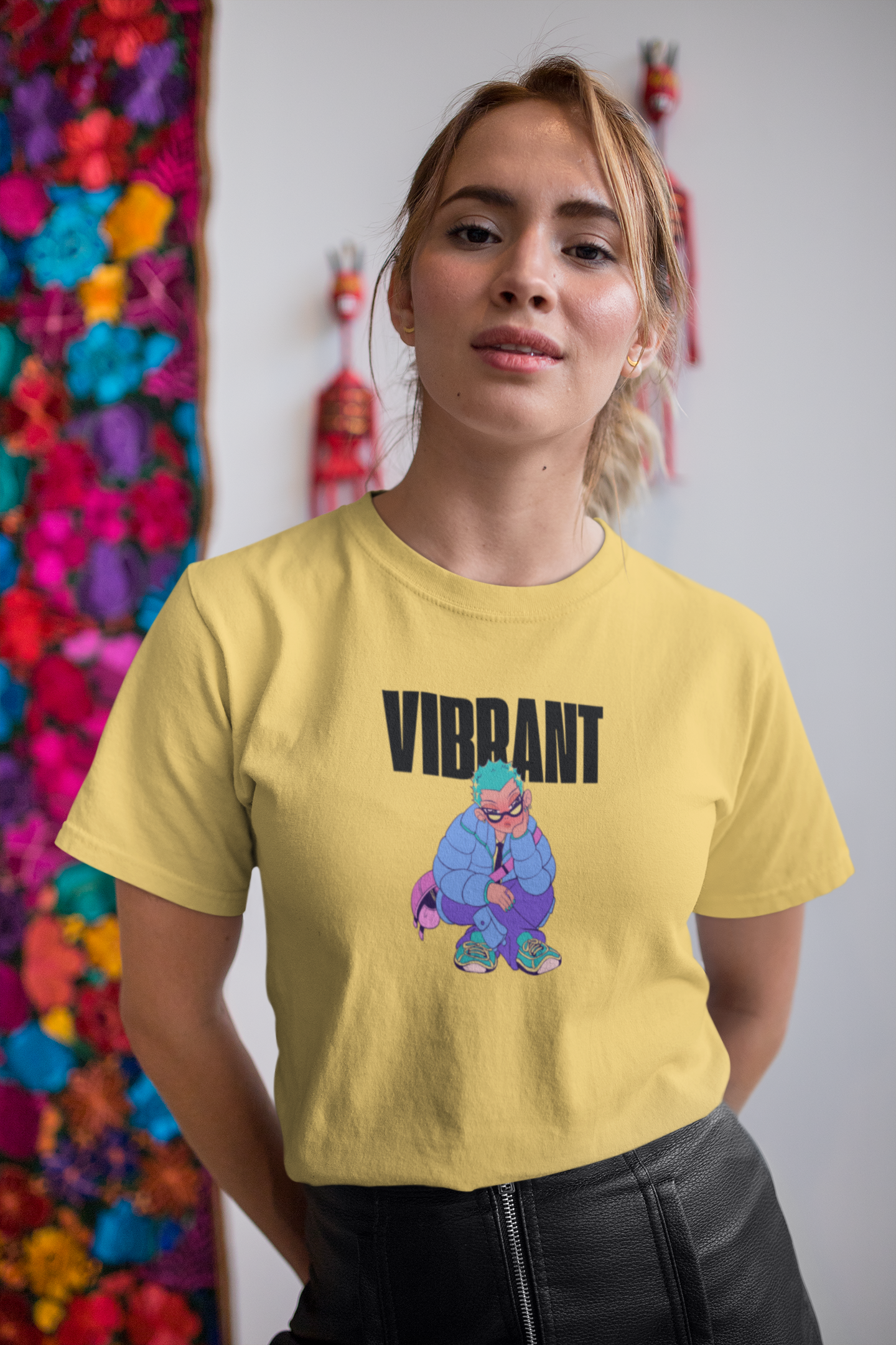 Vibrant 100% Cotton T-Shirt