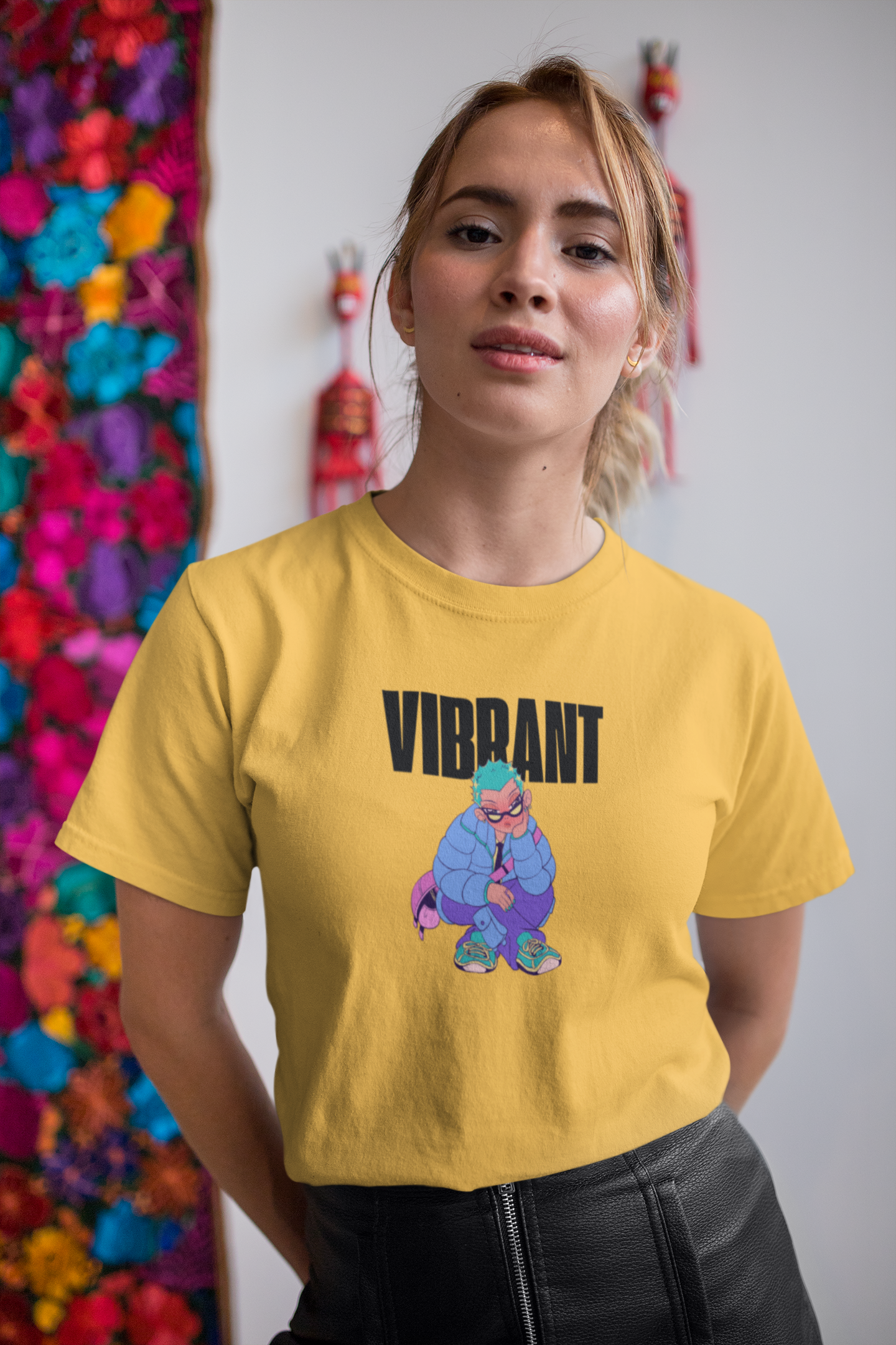 Vibrant 100% Cotton T-Shirt
