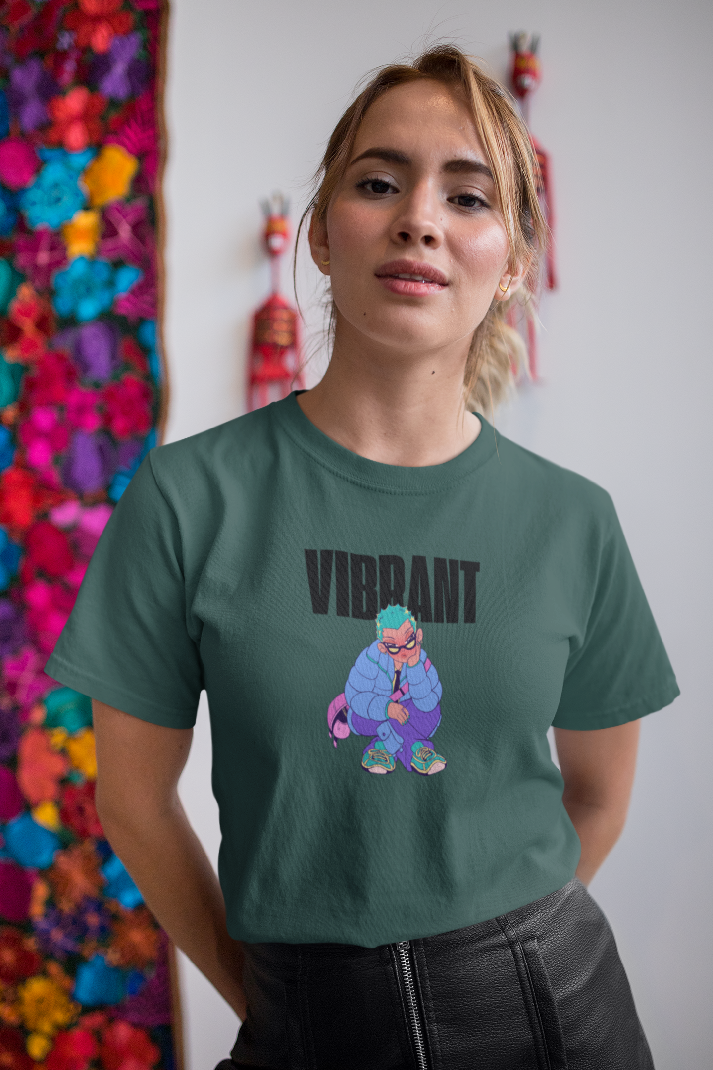 Vibrant 100% Cotton T-Shirt