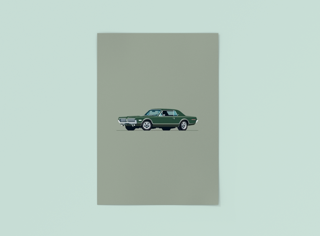 Classic Car Poster