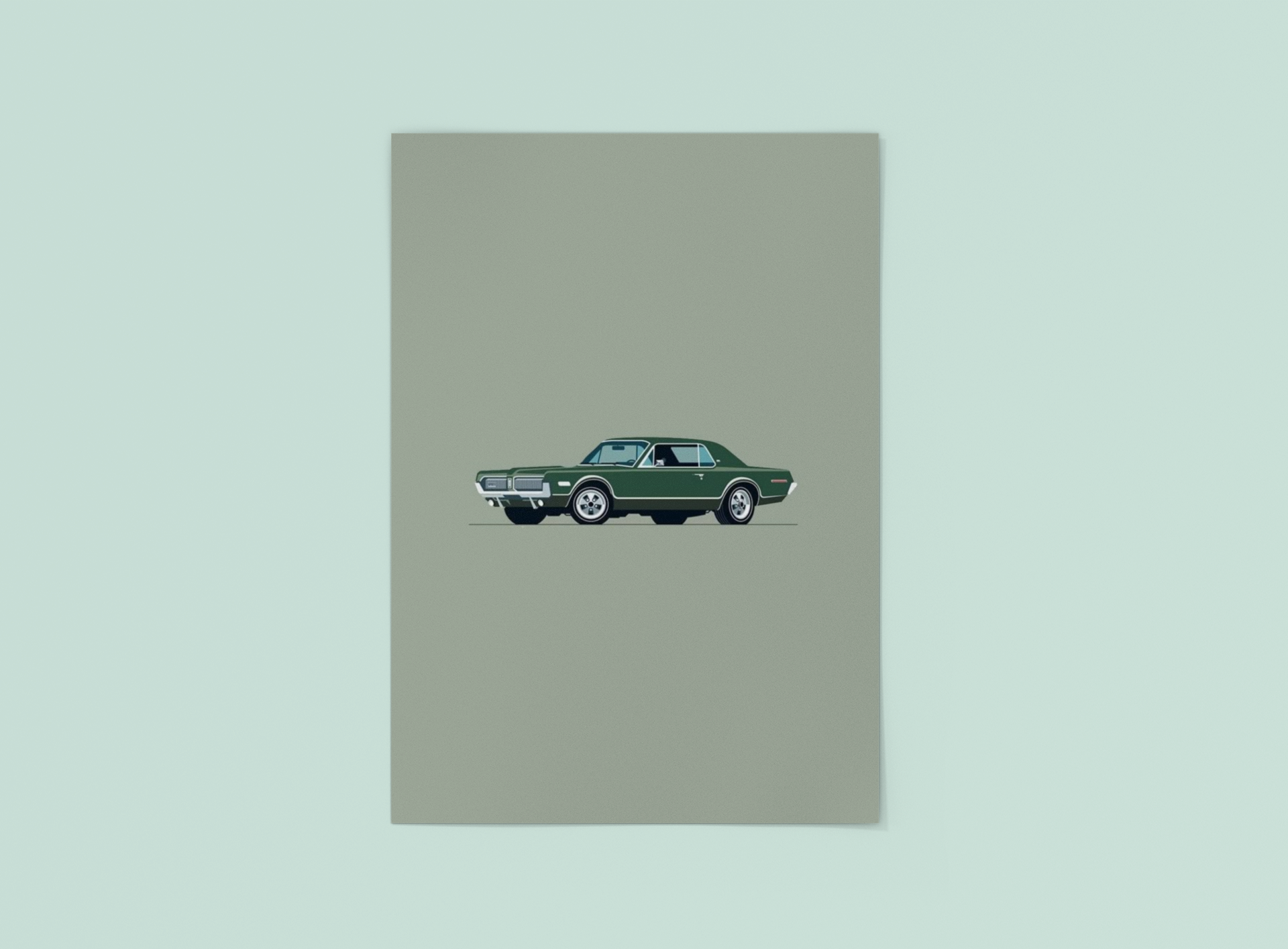 Classic Car Poster