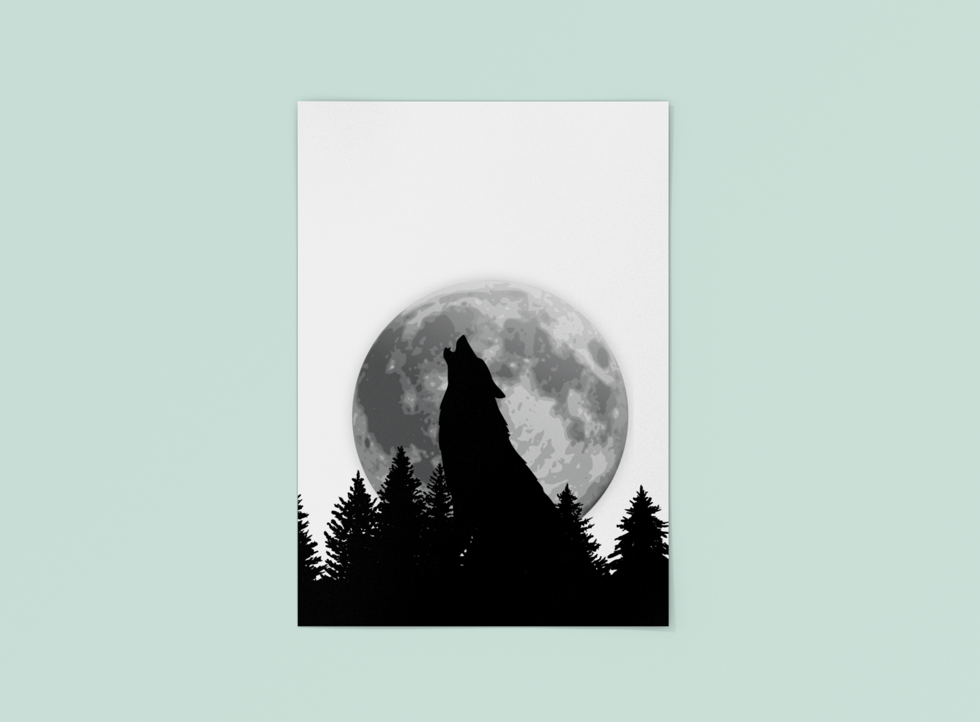 Wolf Moon Poster