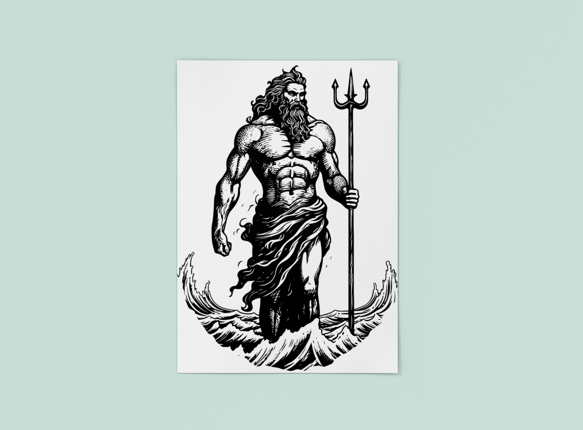 Poseidon's Might Poster