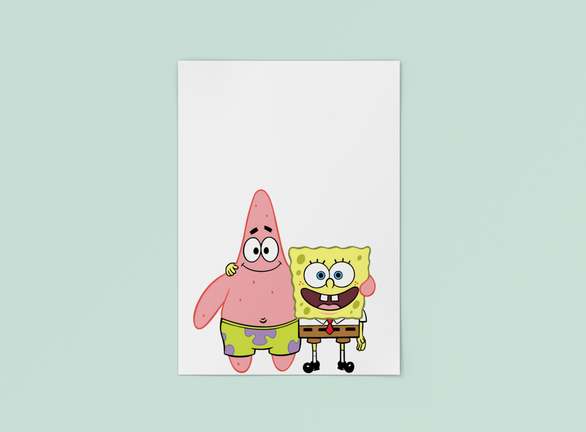 Spongebob and Patrick Poster