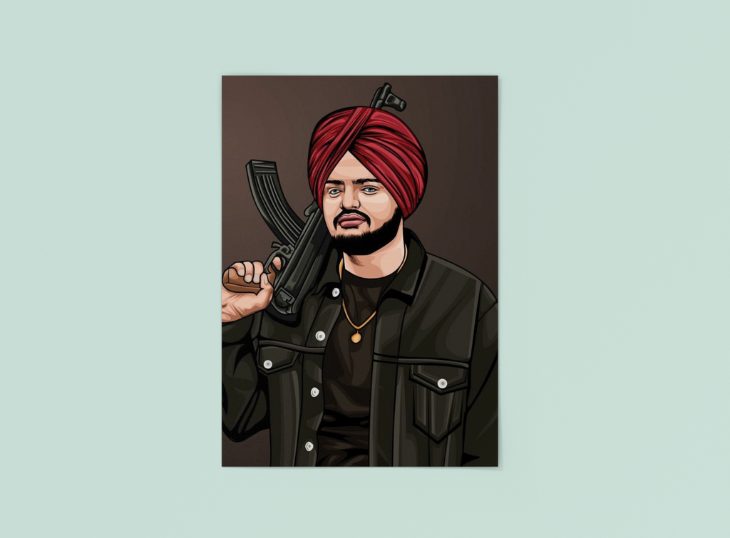 Sidhu Moosewala AK47 Poster