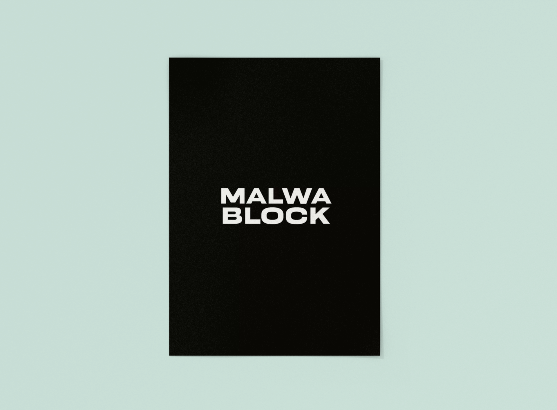 Malwa Block Poster