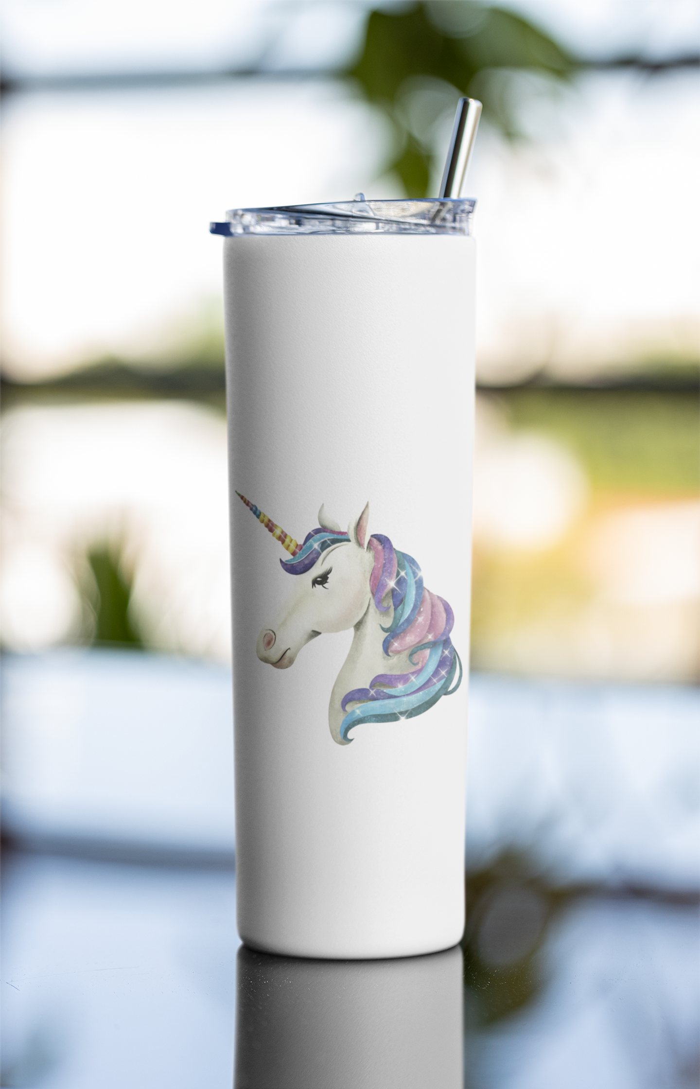 Unicorn Printed Tumbler Bottle