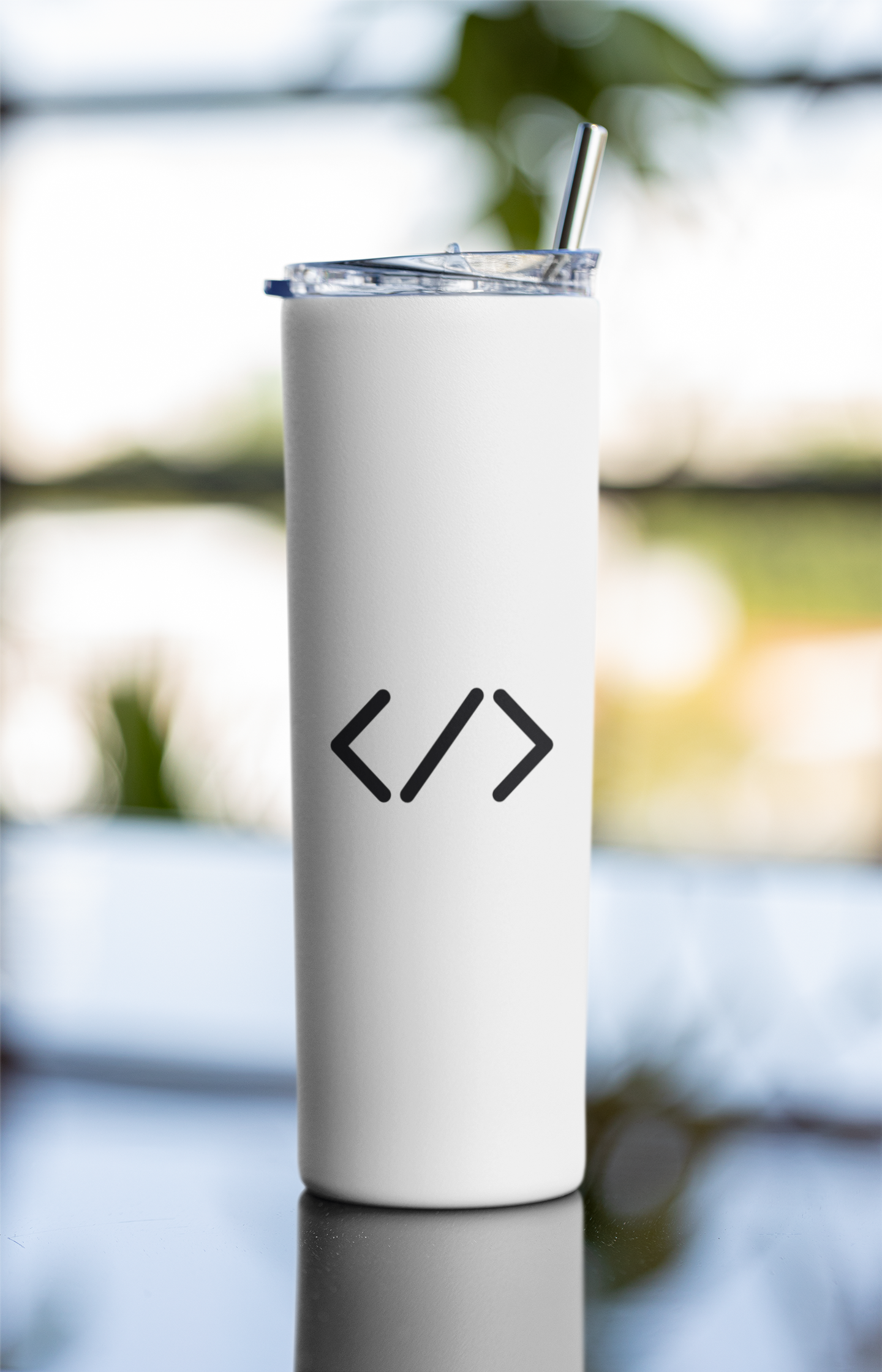HTML Code Printed Tumbler Bottle