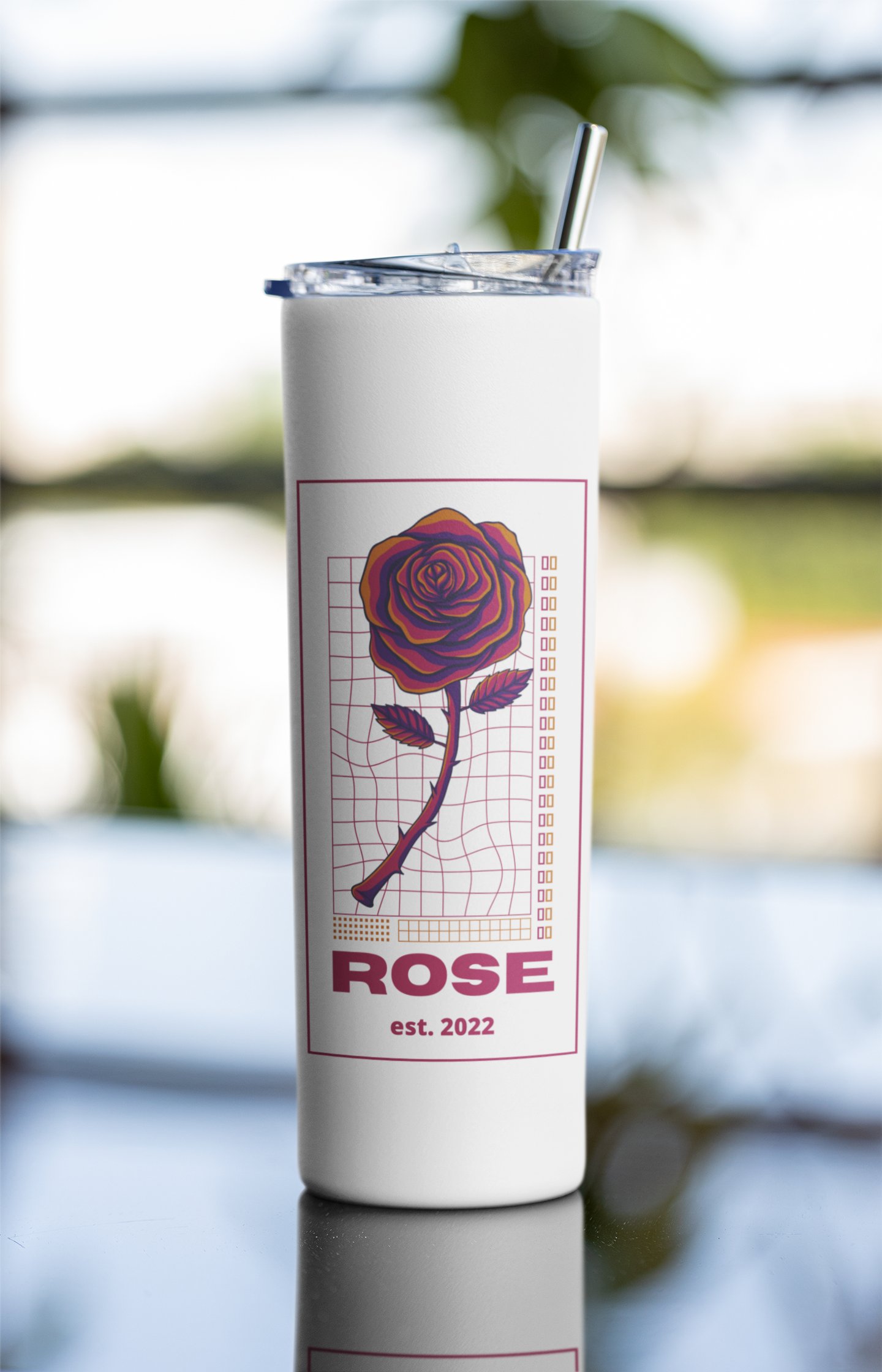 Rose Tumbler Bottle