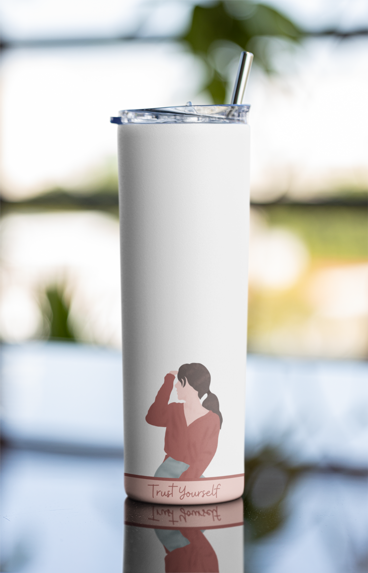 Trust Yourself Tumbler Bottle