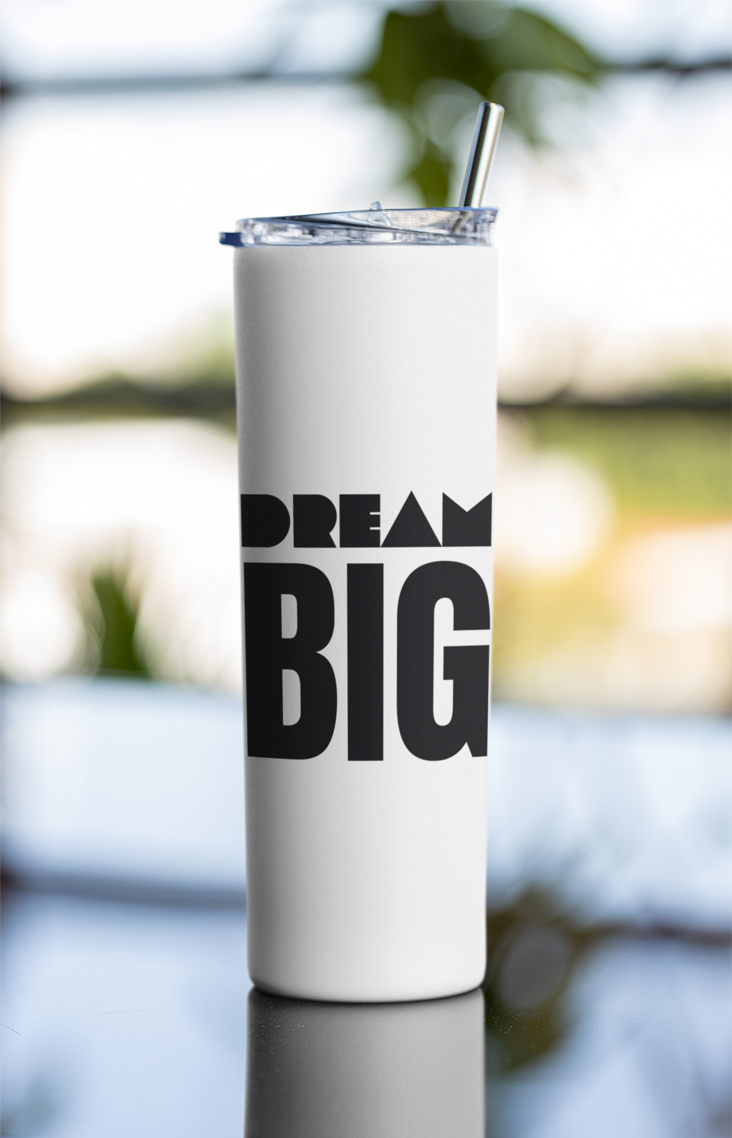 Dream Big Printed Tumbler Bottle