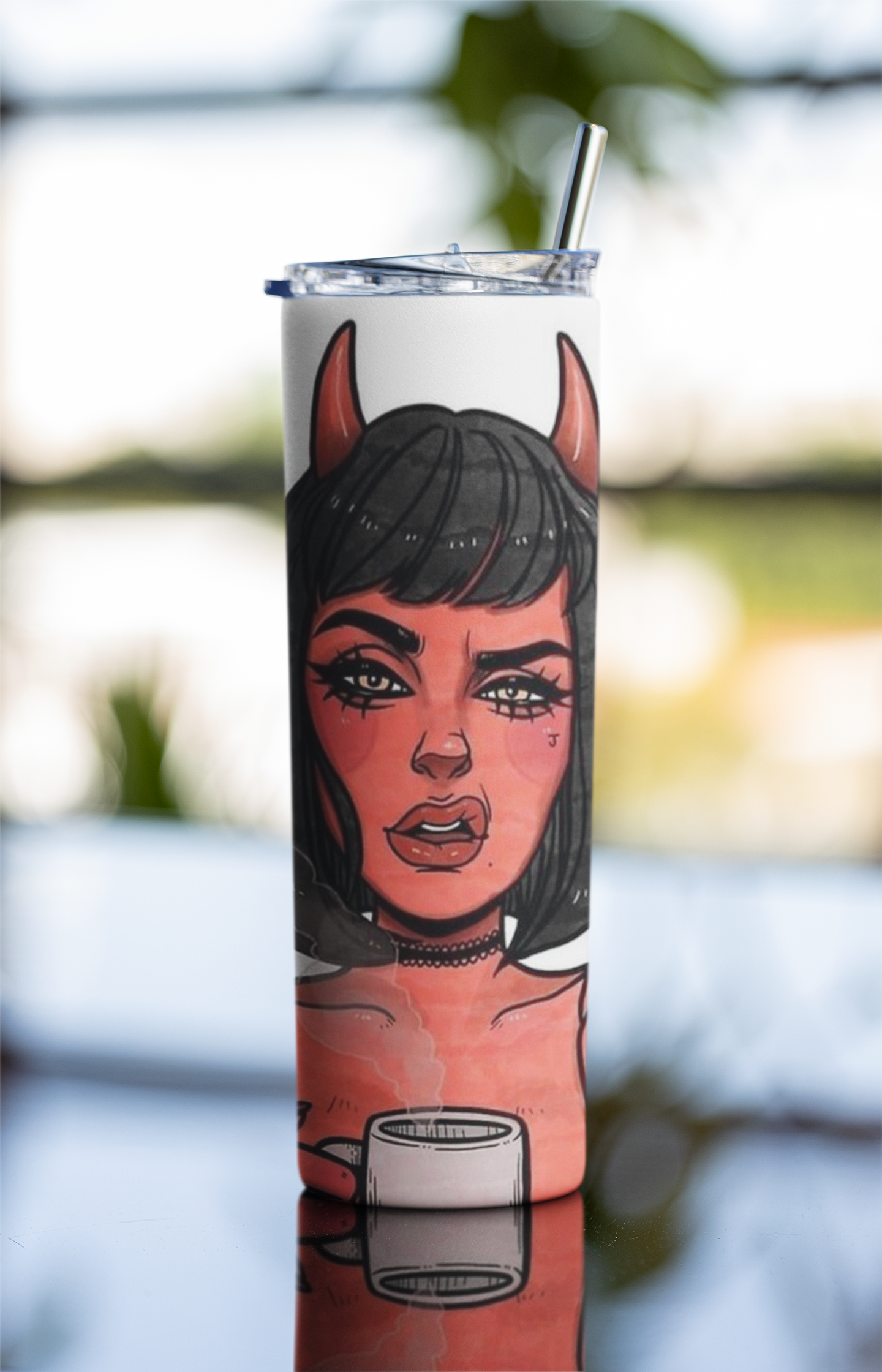 Devil Girl Tumbler Bottle