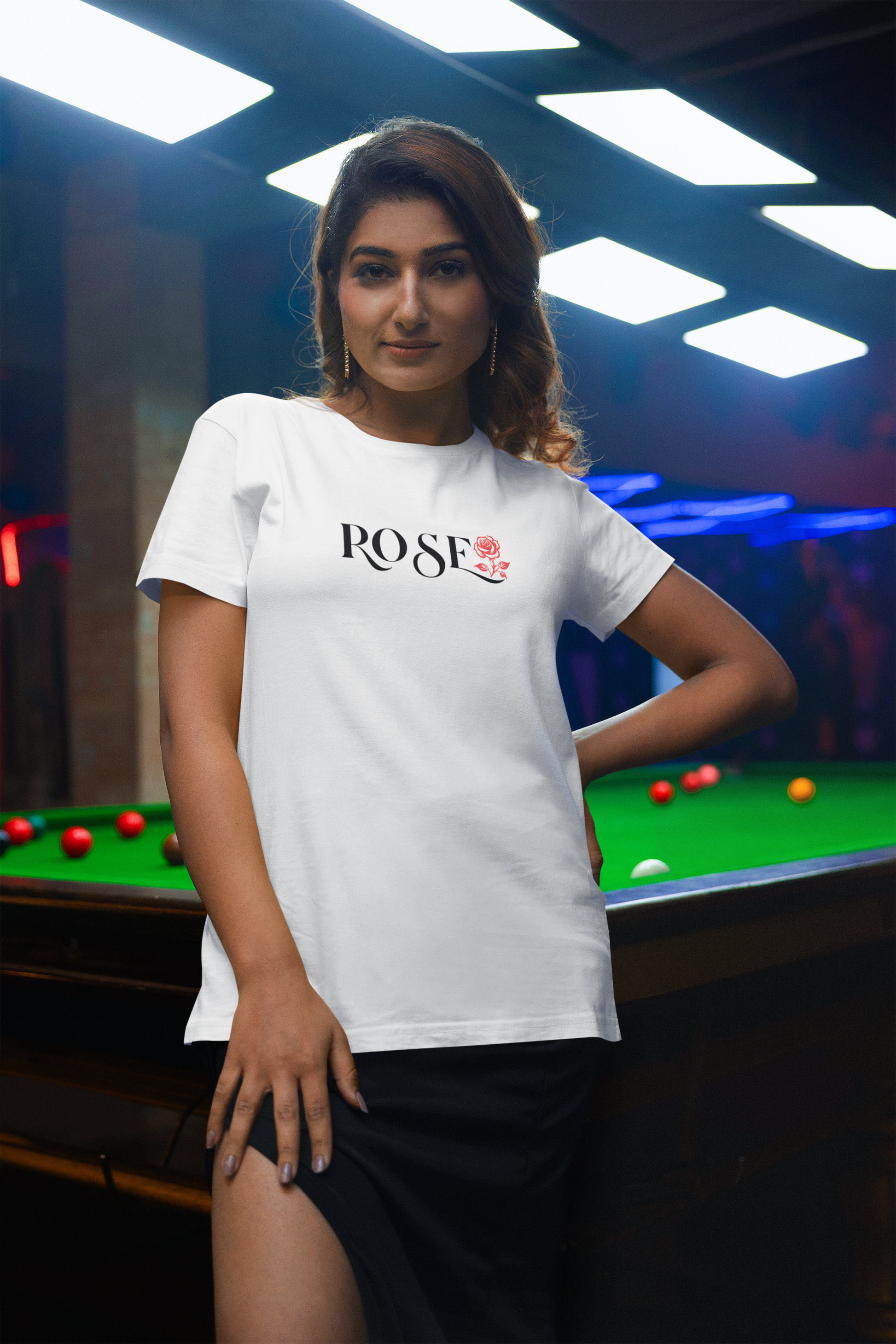 Rose 100% Cotton T-Shirt