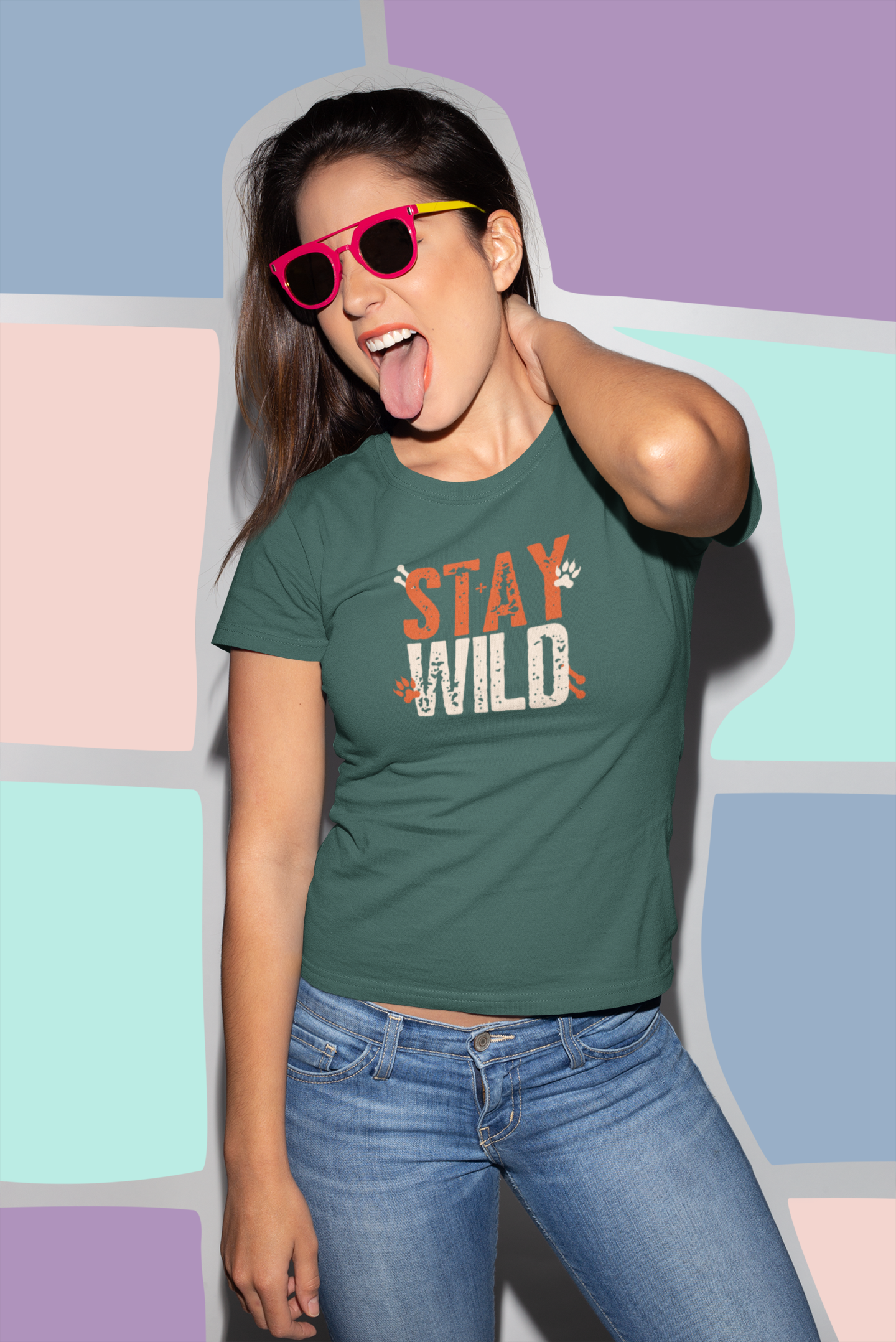 Stay Wild 100% Cotton T-Shirt