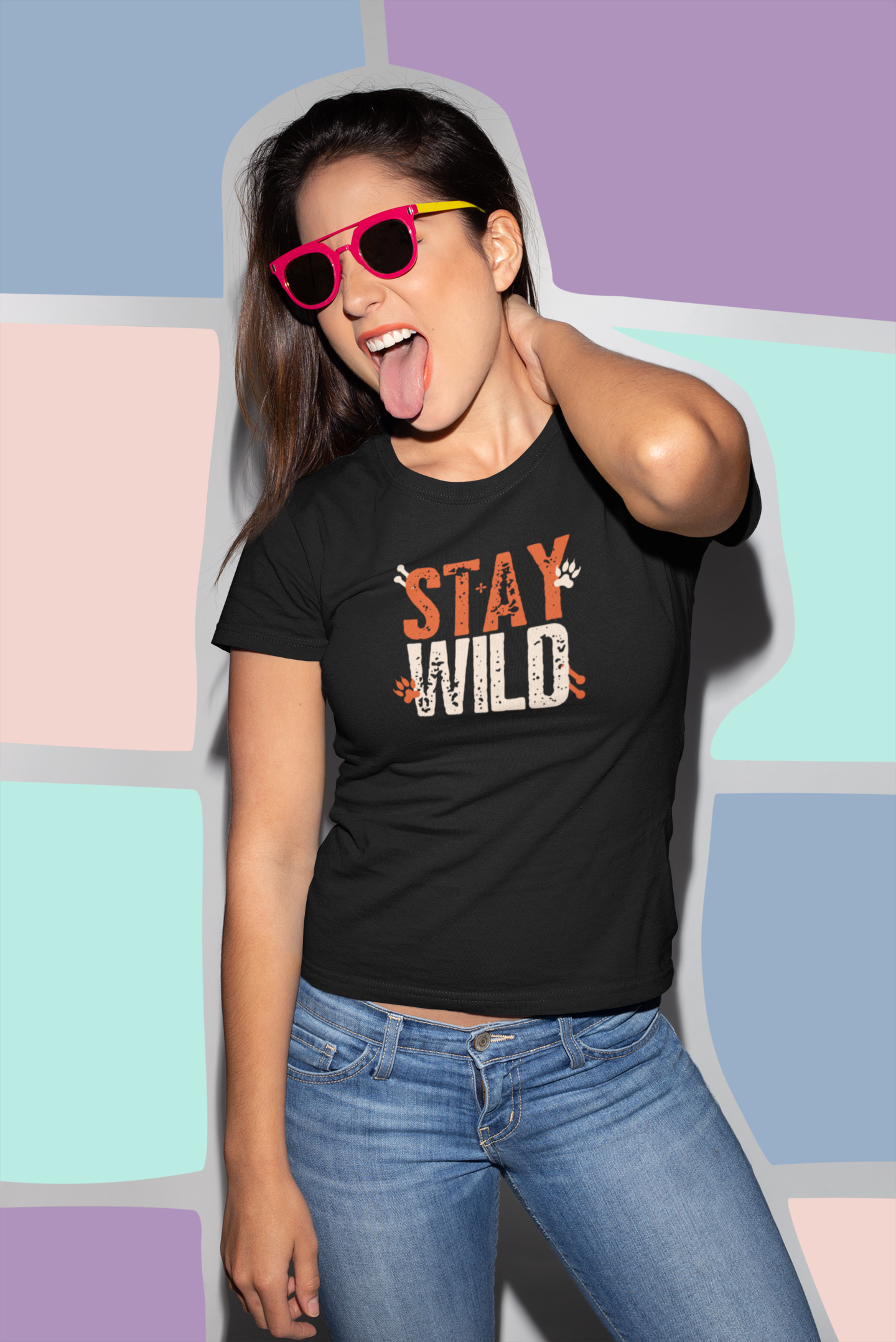 Stay Wild 100% Cotton T-Shirt