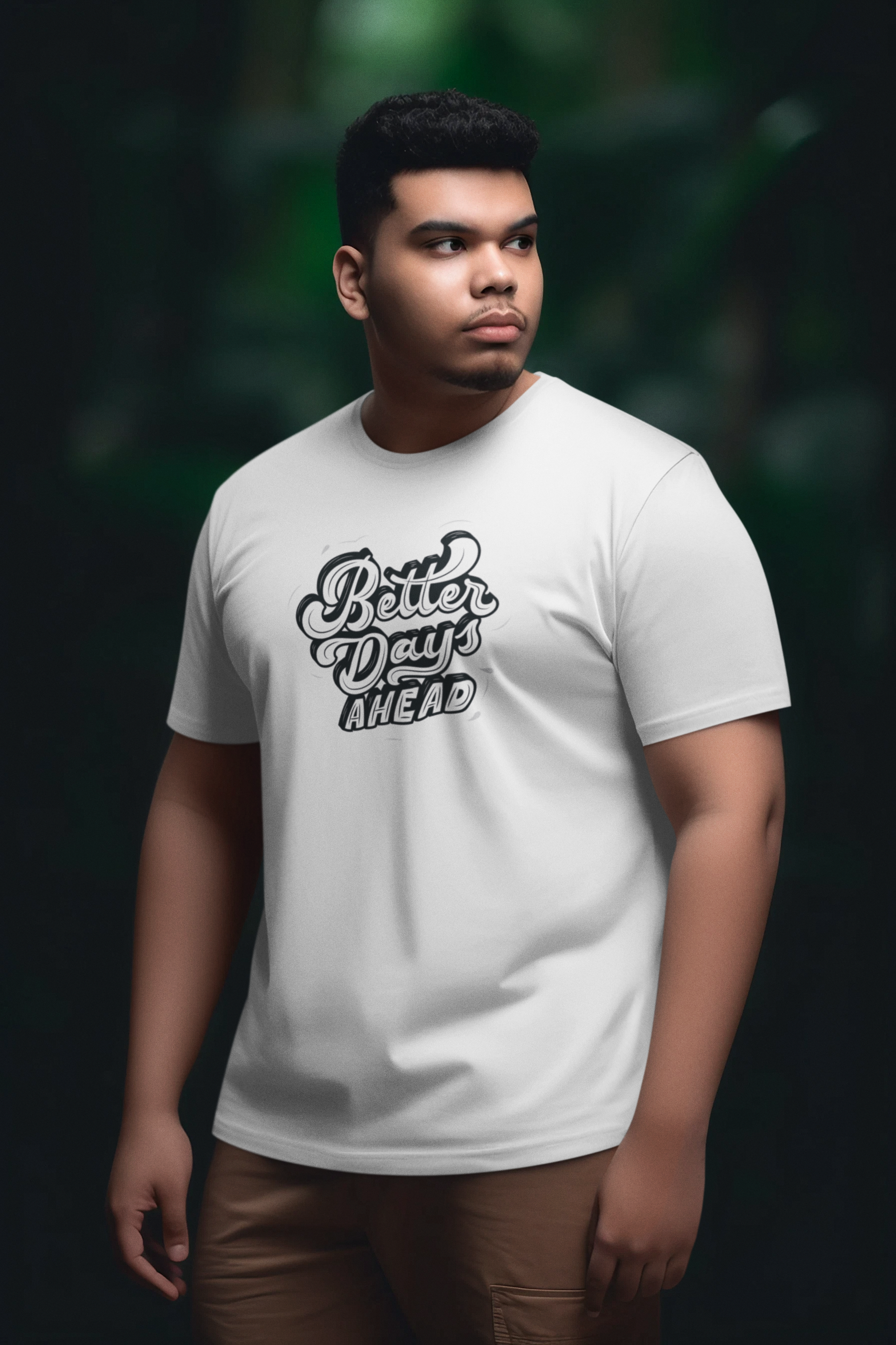 Better Days Ahead Cotton T-Shirt