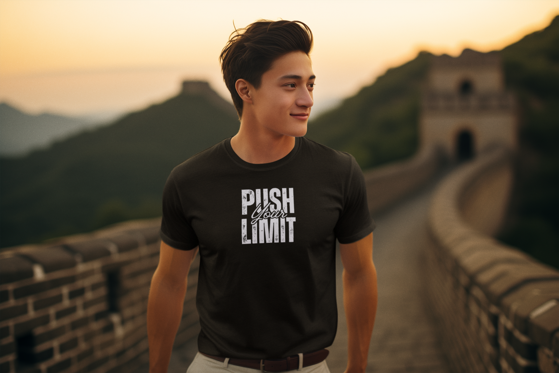 Push Your Limit 100% Cotton T-Shirt