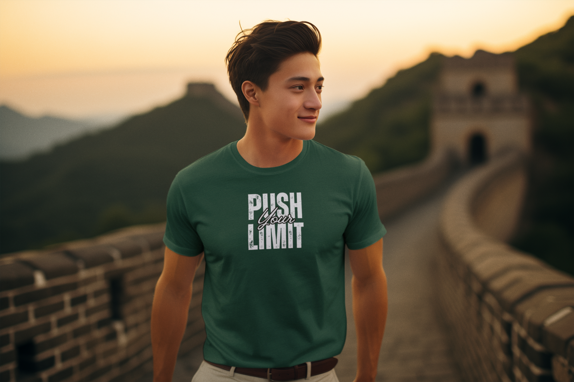 Push Your Limit 100% Cotton T-Shirt