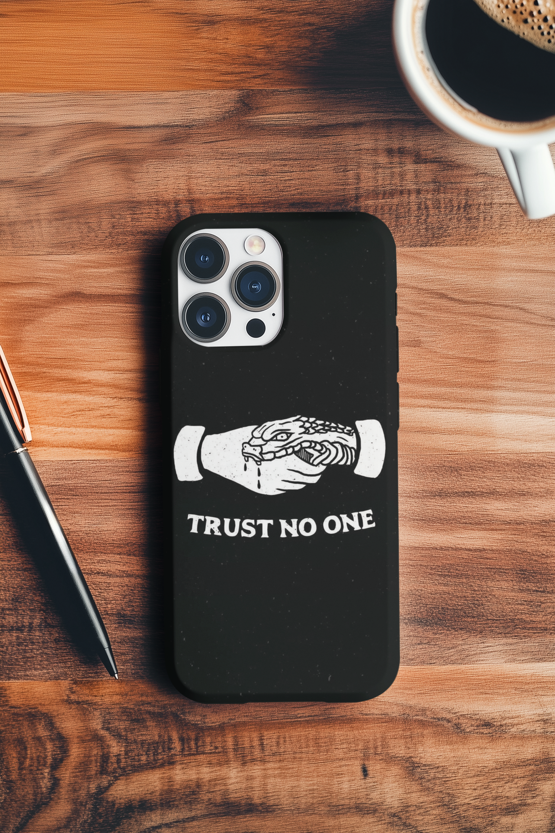 Trust No One Back Cover Case For iPhone