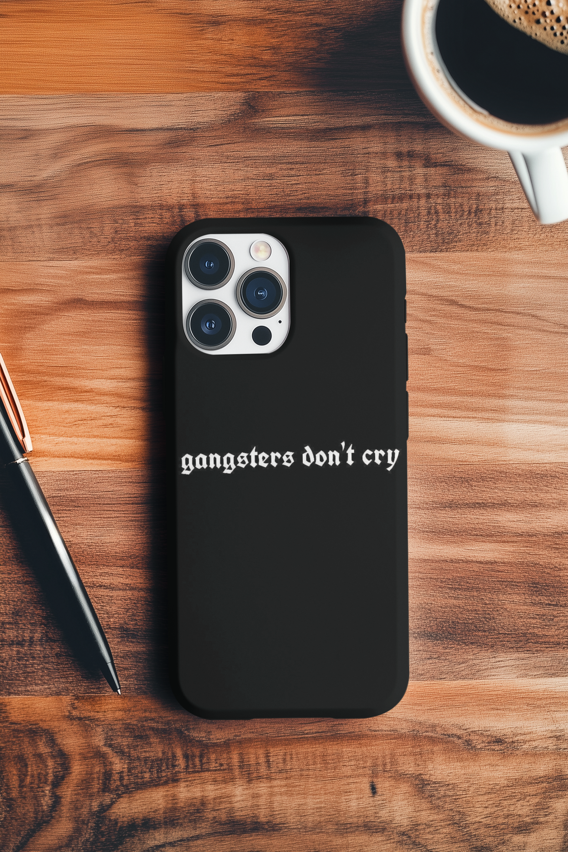 Gangsters Don't Cry Back Cover Case For iPhone