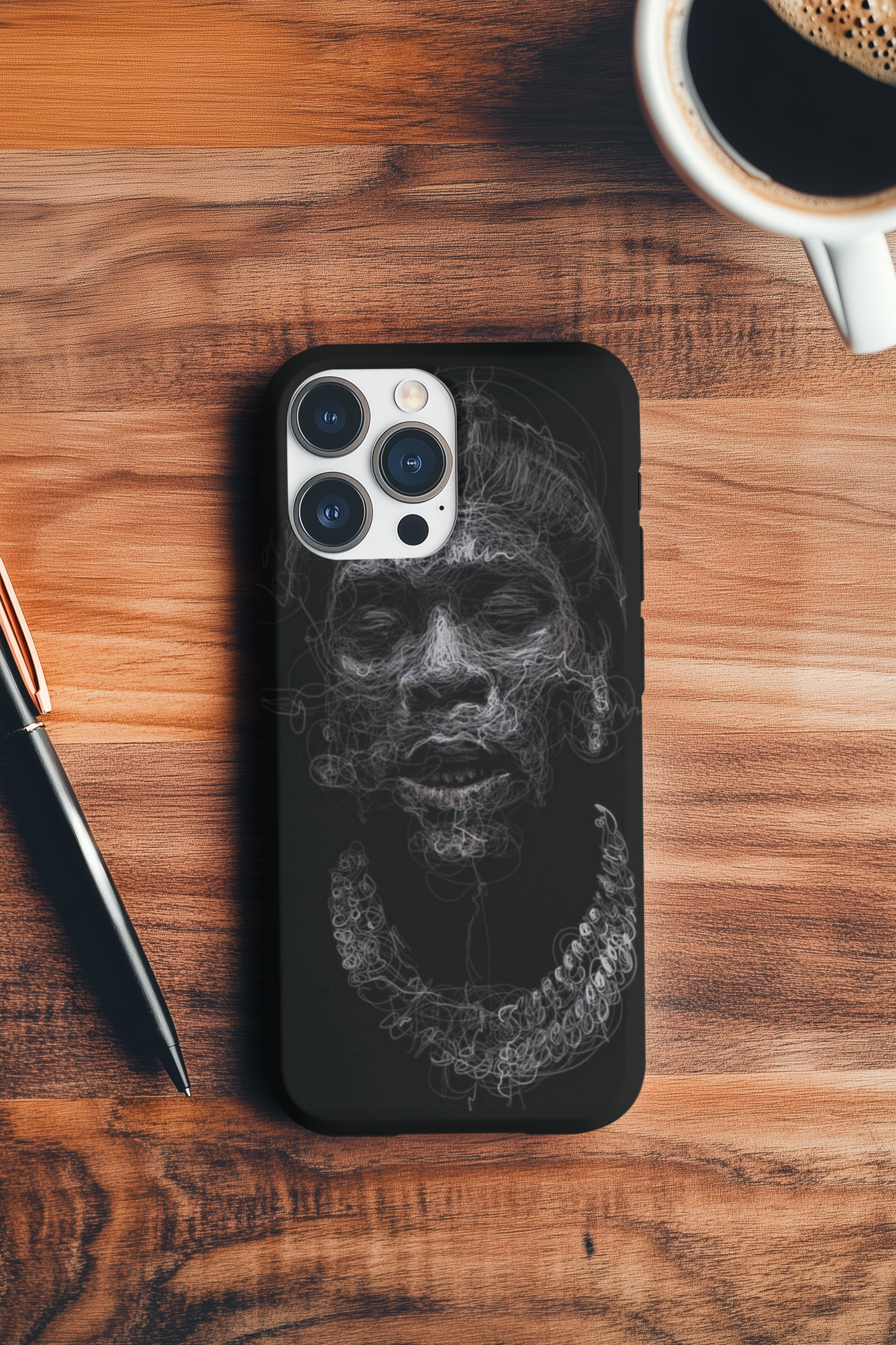 Cloudy & Ice Back Cover Case For iPhone