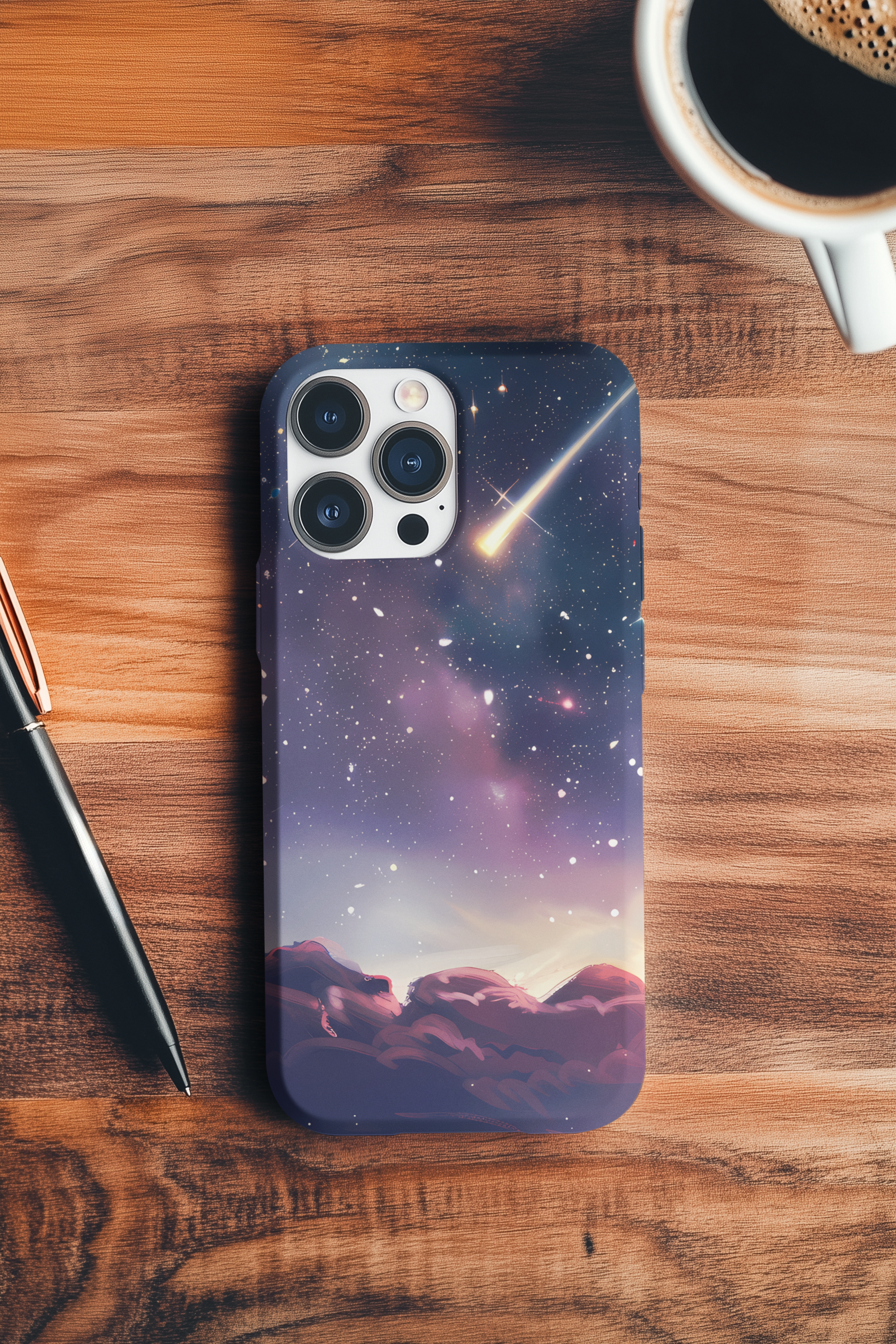 Stars Back Cover Case For iPhone