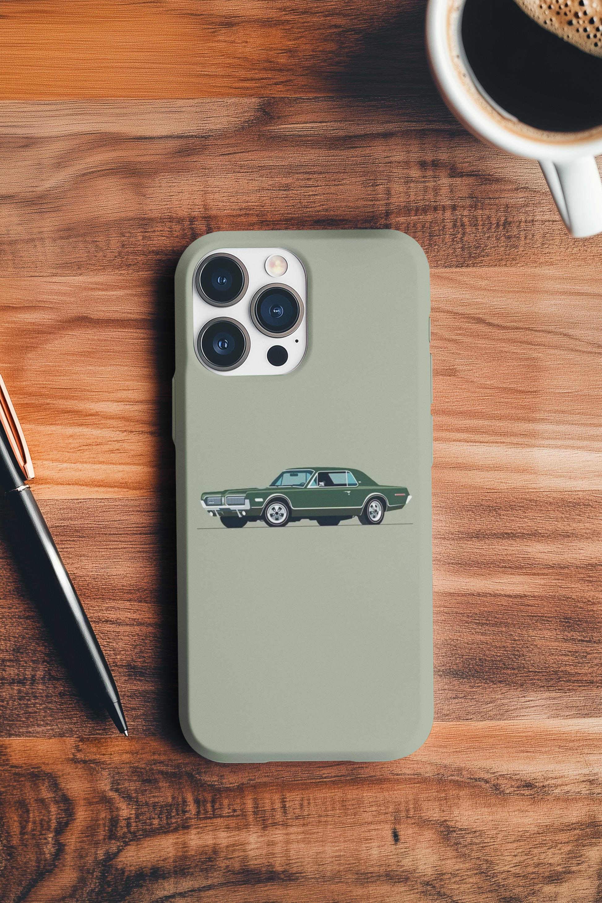 Classic Car Back Cover Case For iPhone