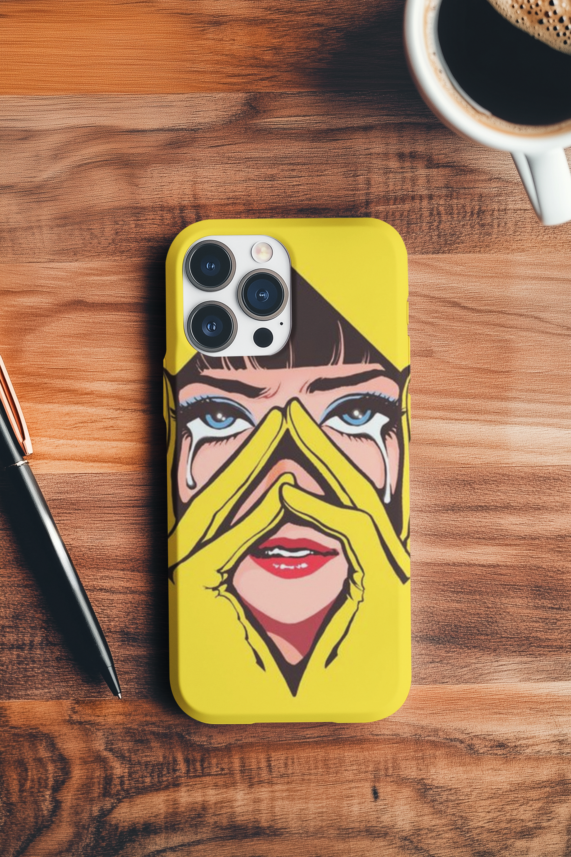 Masked Emotion Back Cover Case For iPhone