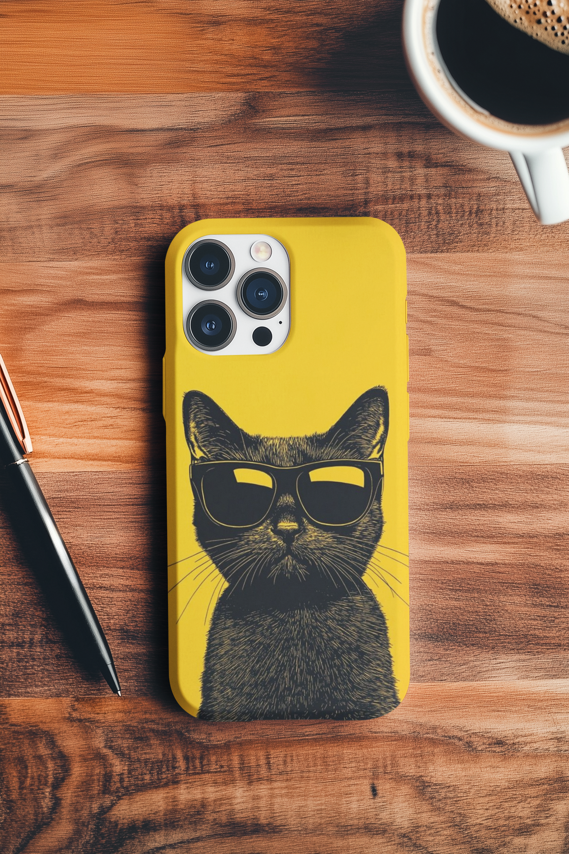 Cat See You Back Cover Case For iPhone