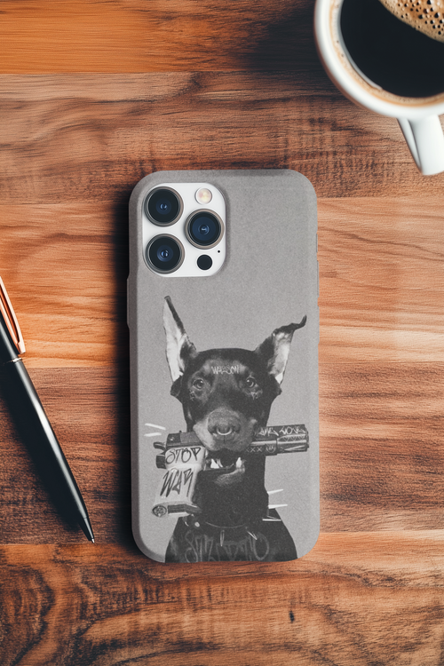 .45 Doberman Back Cover Case For iPhone