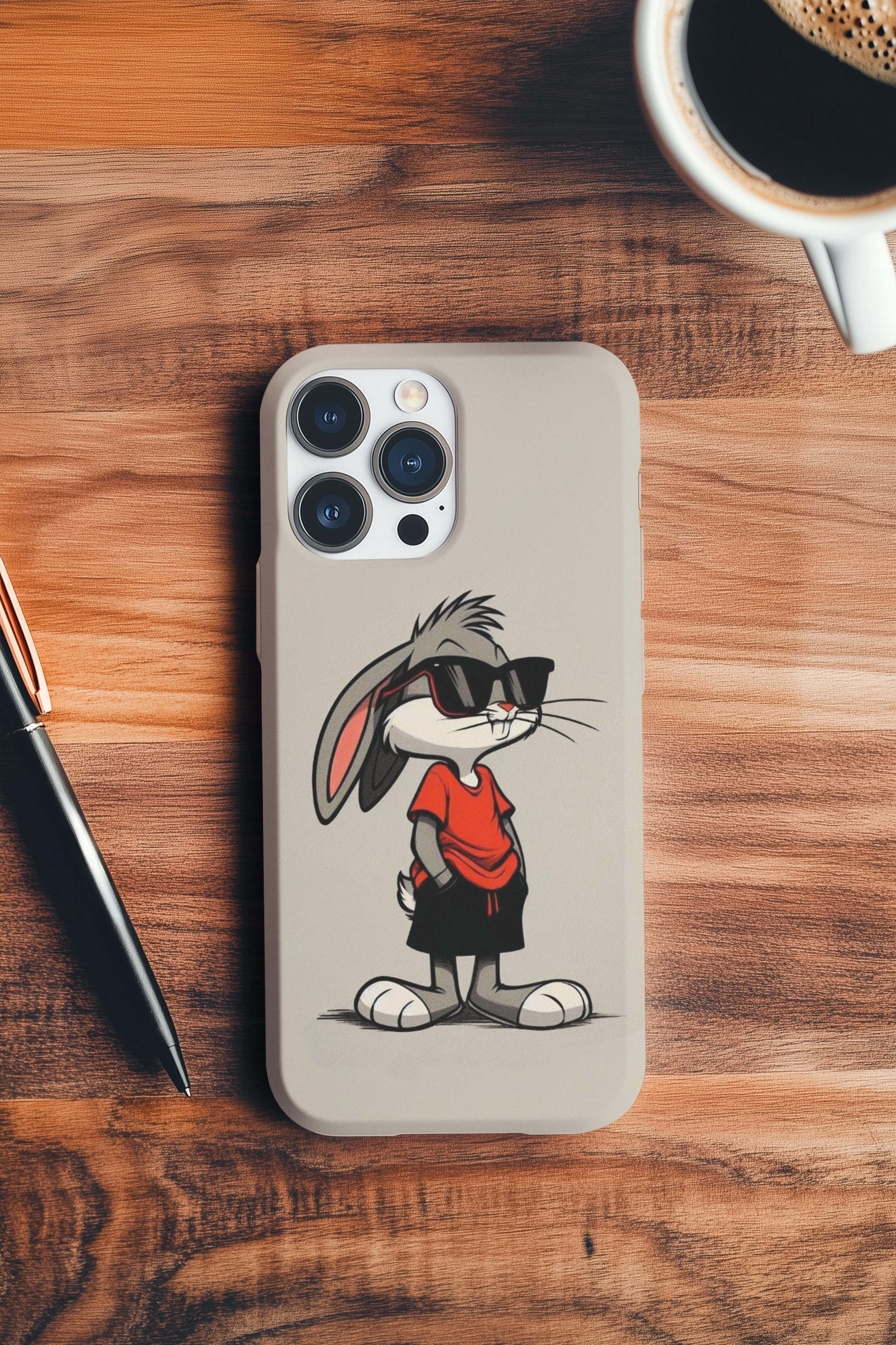 Bunny Chill Mode Back Cover Case For iPhone