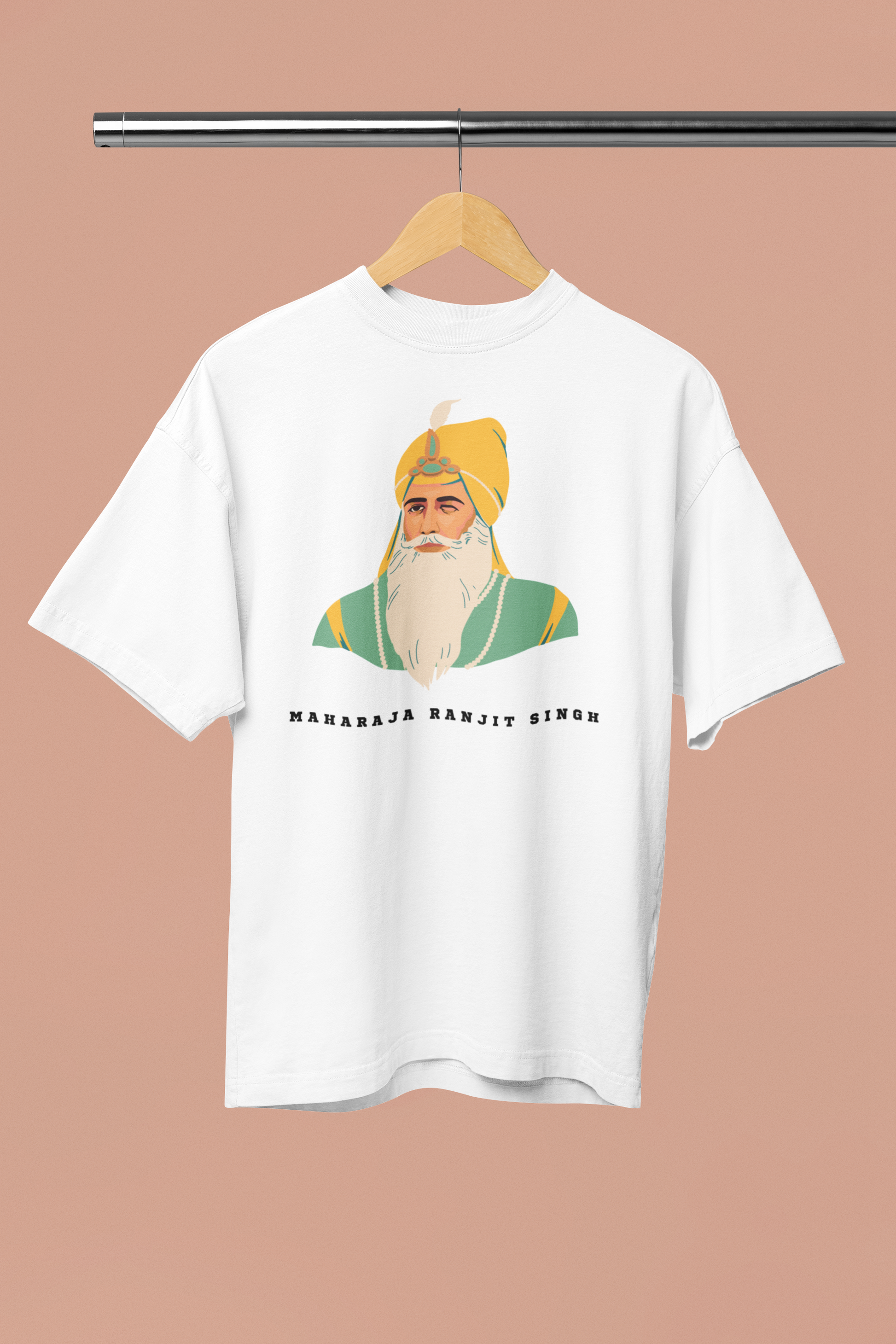 Maharaja Ranjit Singh Printed Oversized T-Shirt