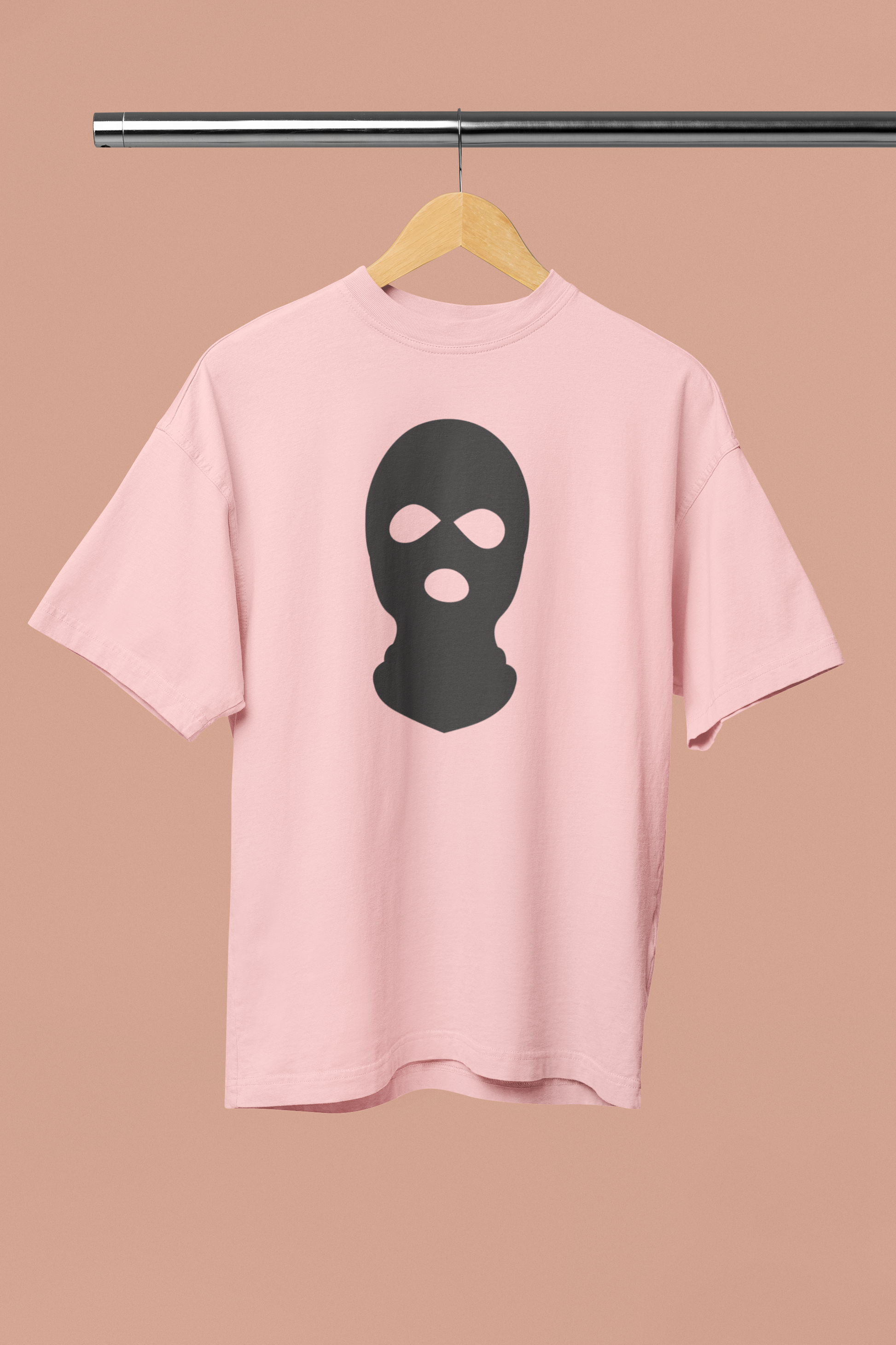 Ski Mask Oversized Cotton T-Shirt