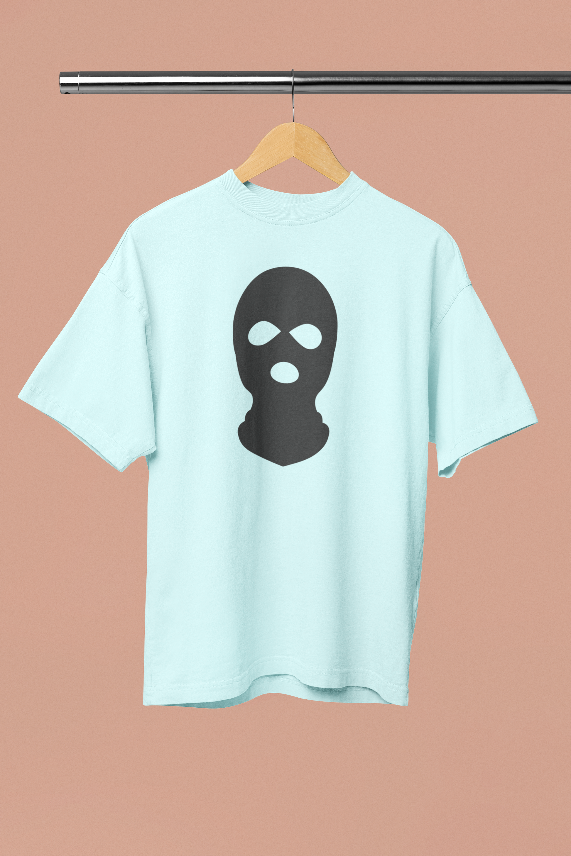 Ski Mask Oversized Cotton T-Shirt