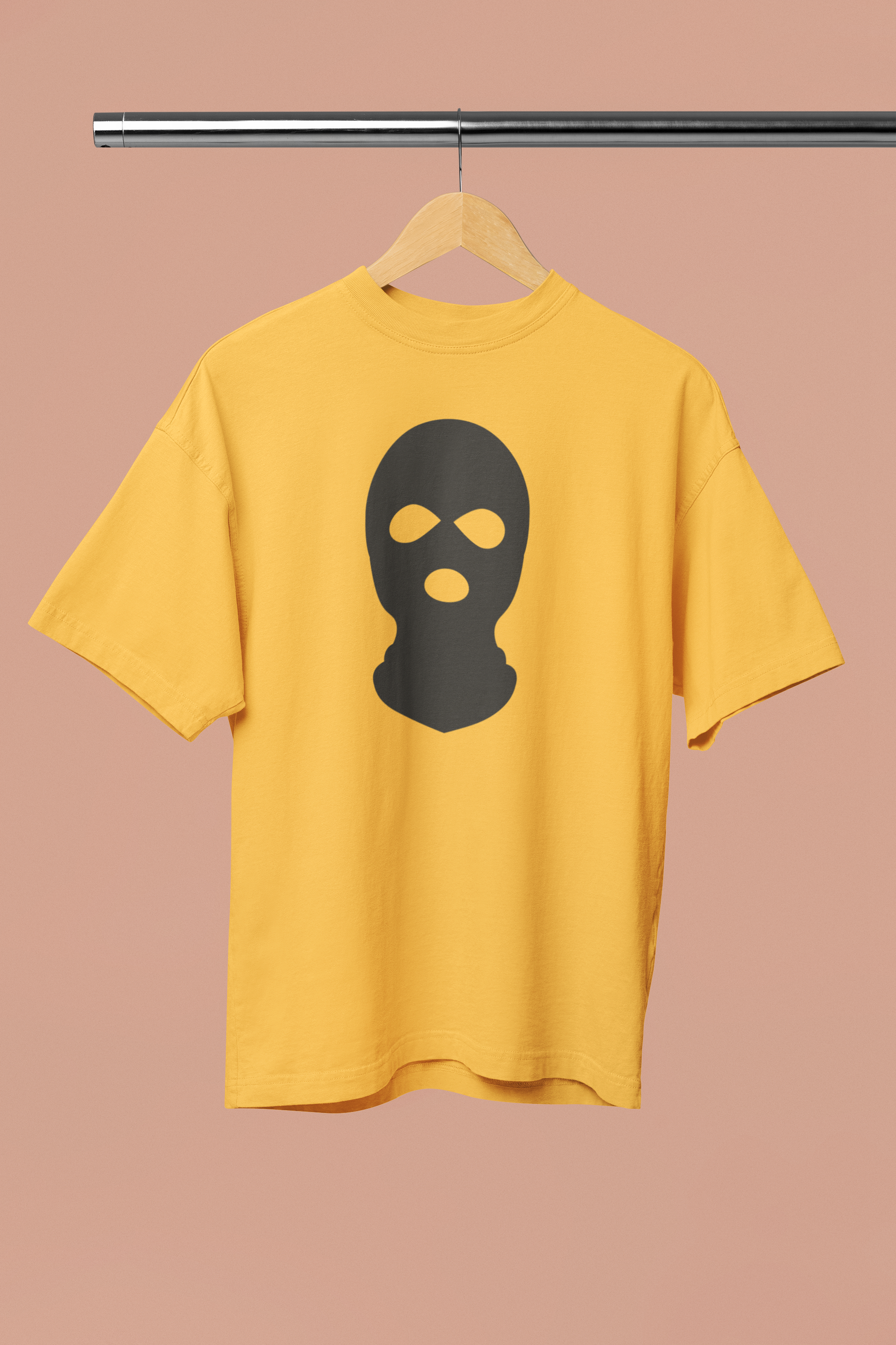 Ski Mask Oversized Cotton T-Shirt