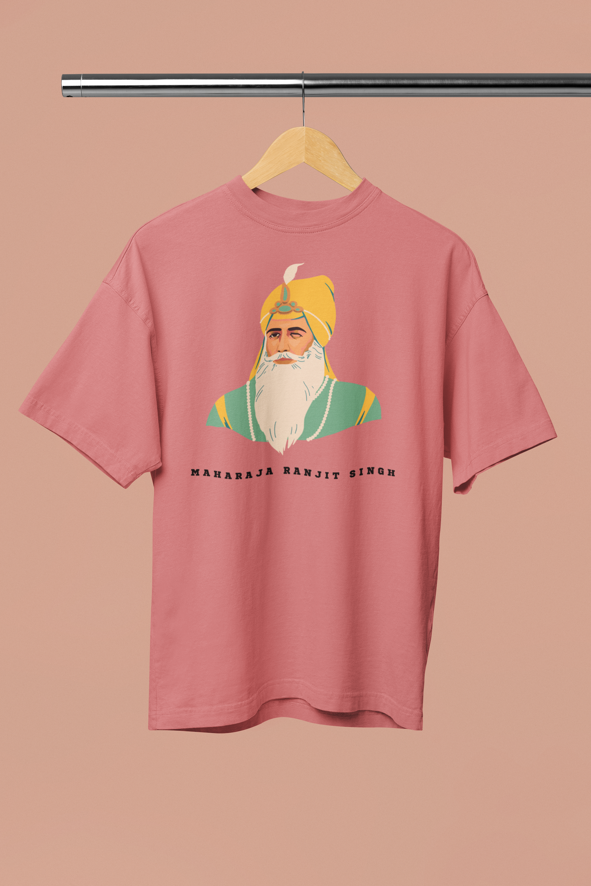 Maharaja Ranjit Singh Printed Oversized T-Shirt