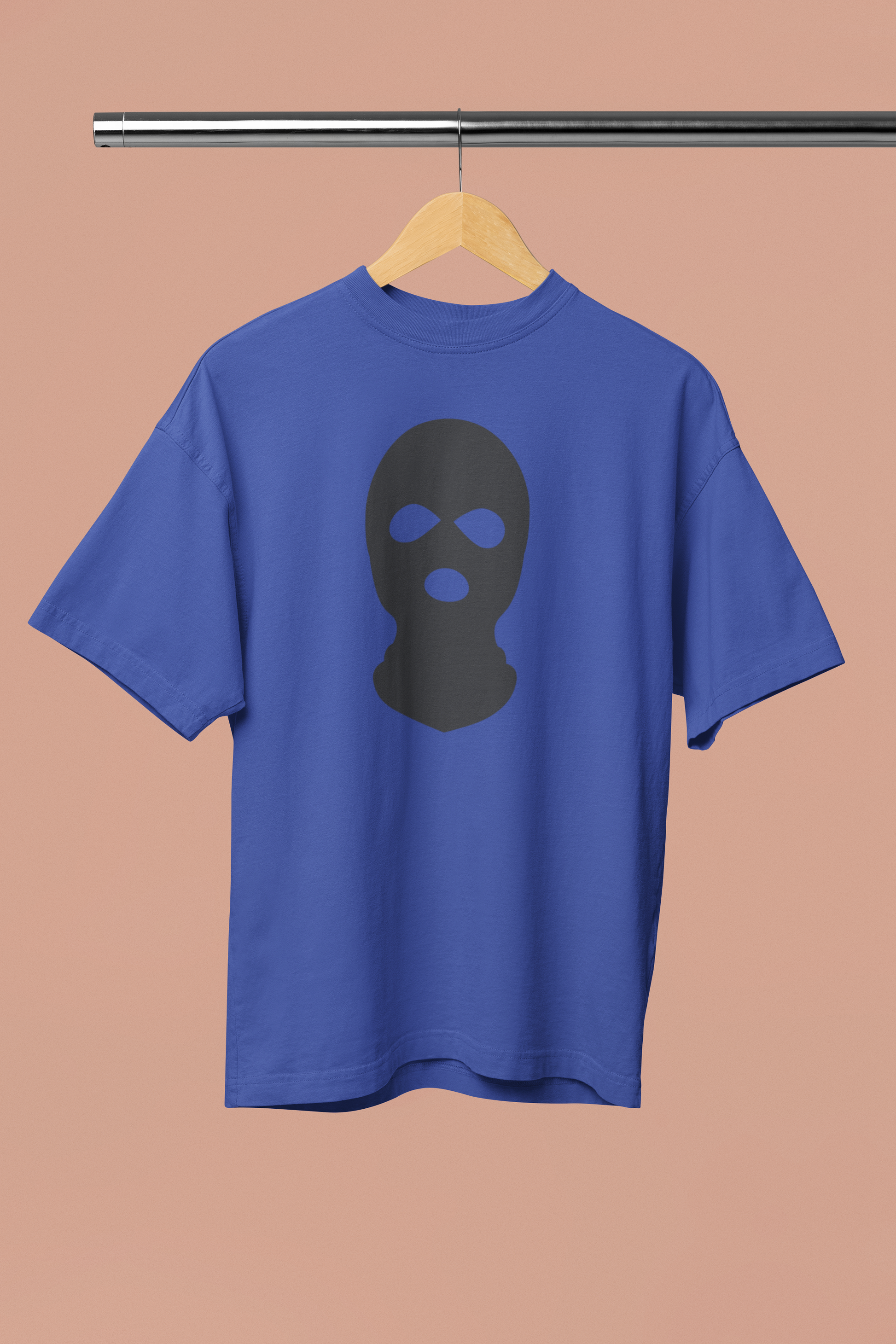 Ski Mask Oversized Cotton T-Shirt