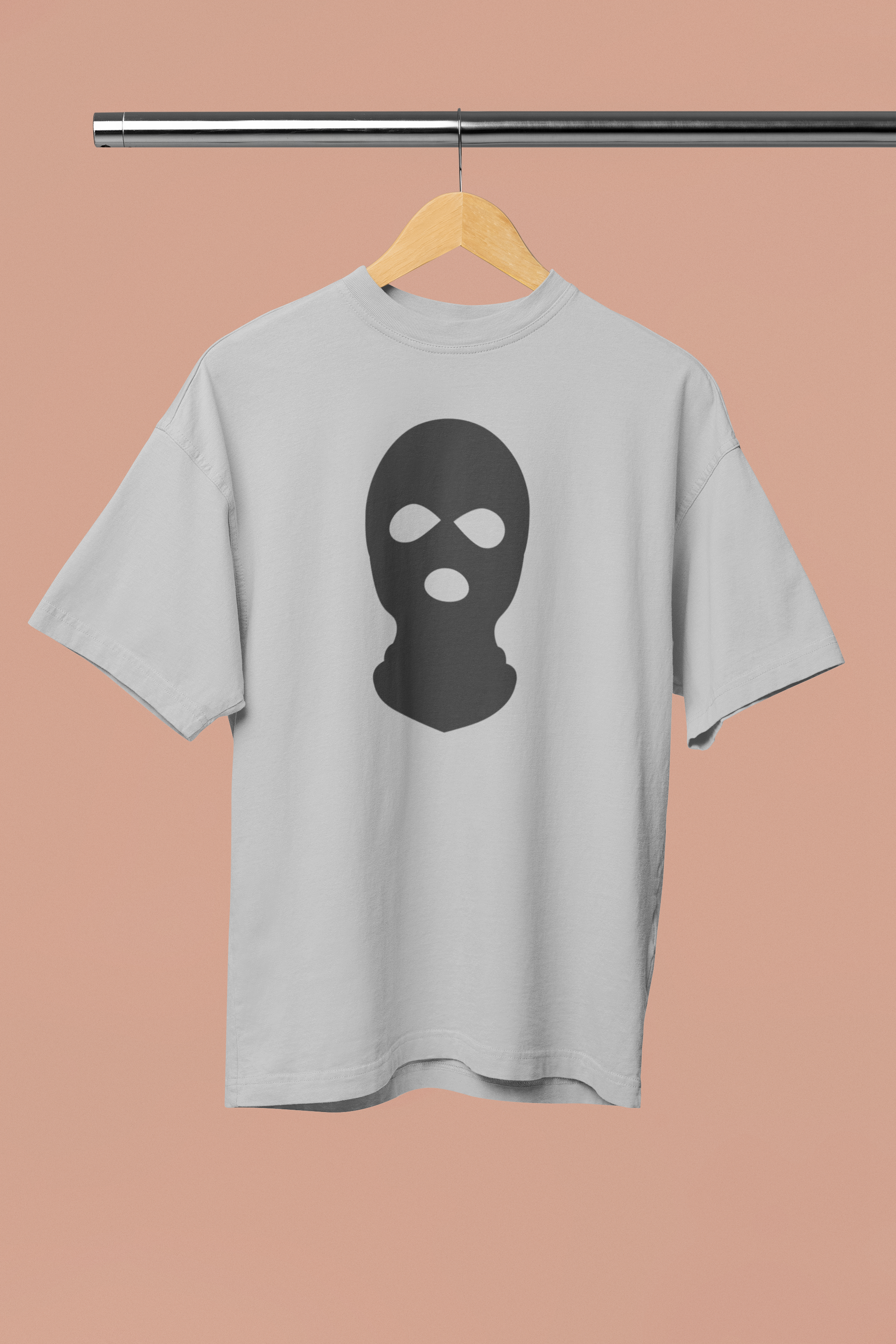 Ski Mask Oversized Cotton T-Shirt
