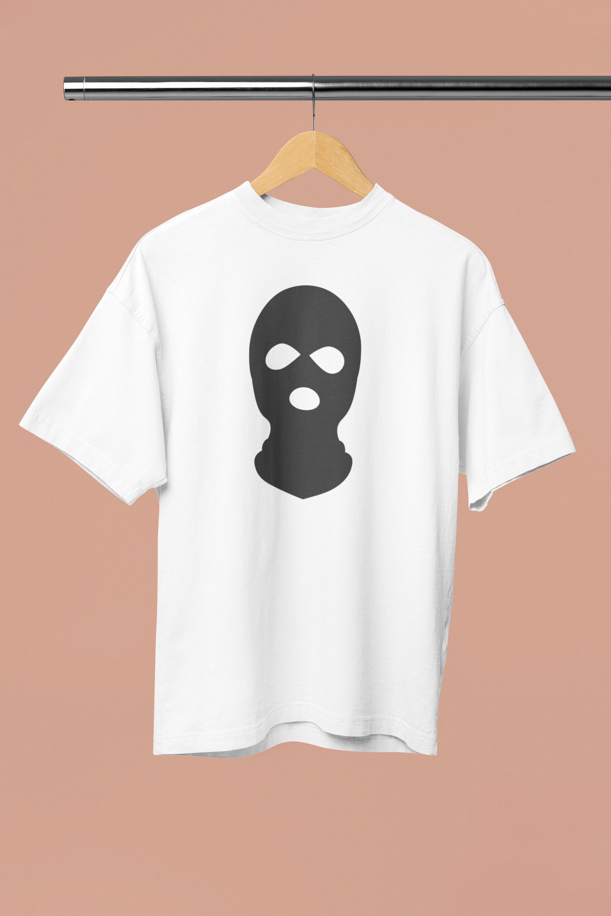 Ski Mask Oversized Cotton T-Shirt