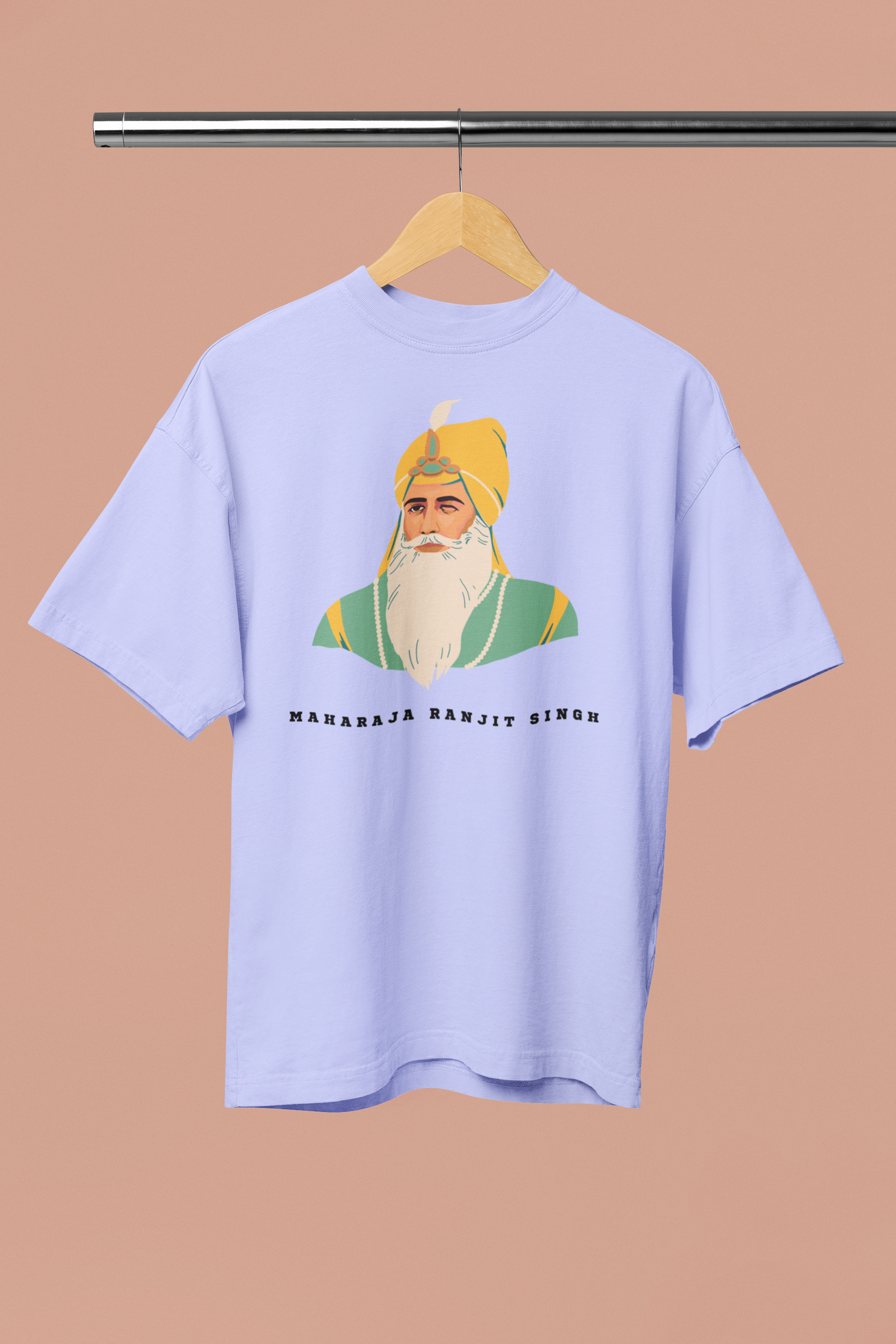 Maharaja Ranjit Singh Printed Oversized T-Shirt