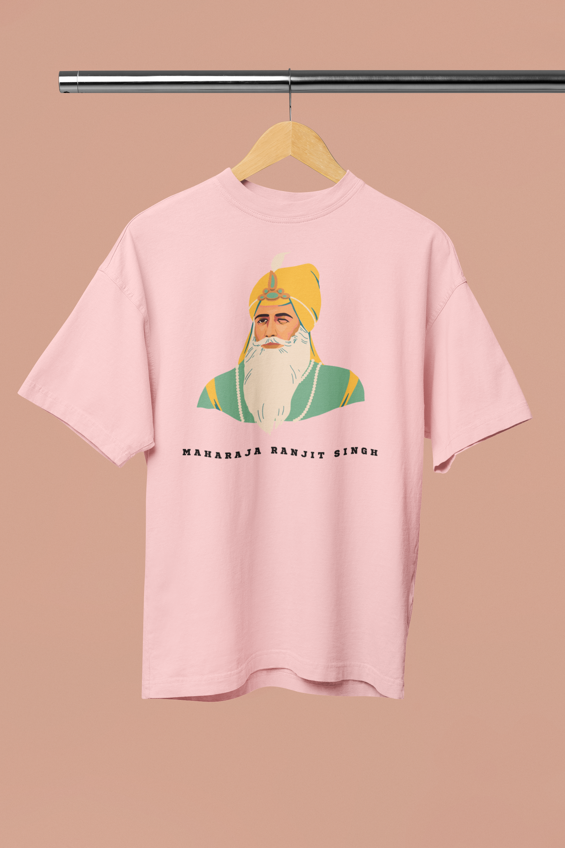 Maharaja Ranjit Singh Printed Oversized T-Shirt