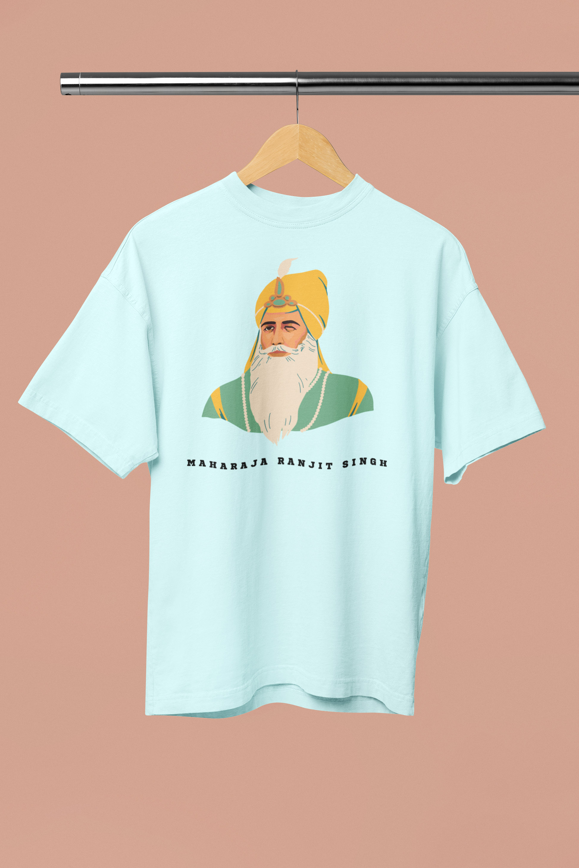 Maharaja Ranjit Singh Printed Oversized T-Shirt