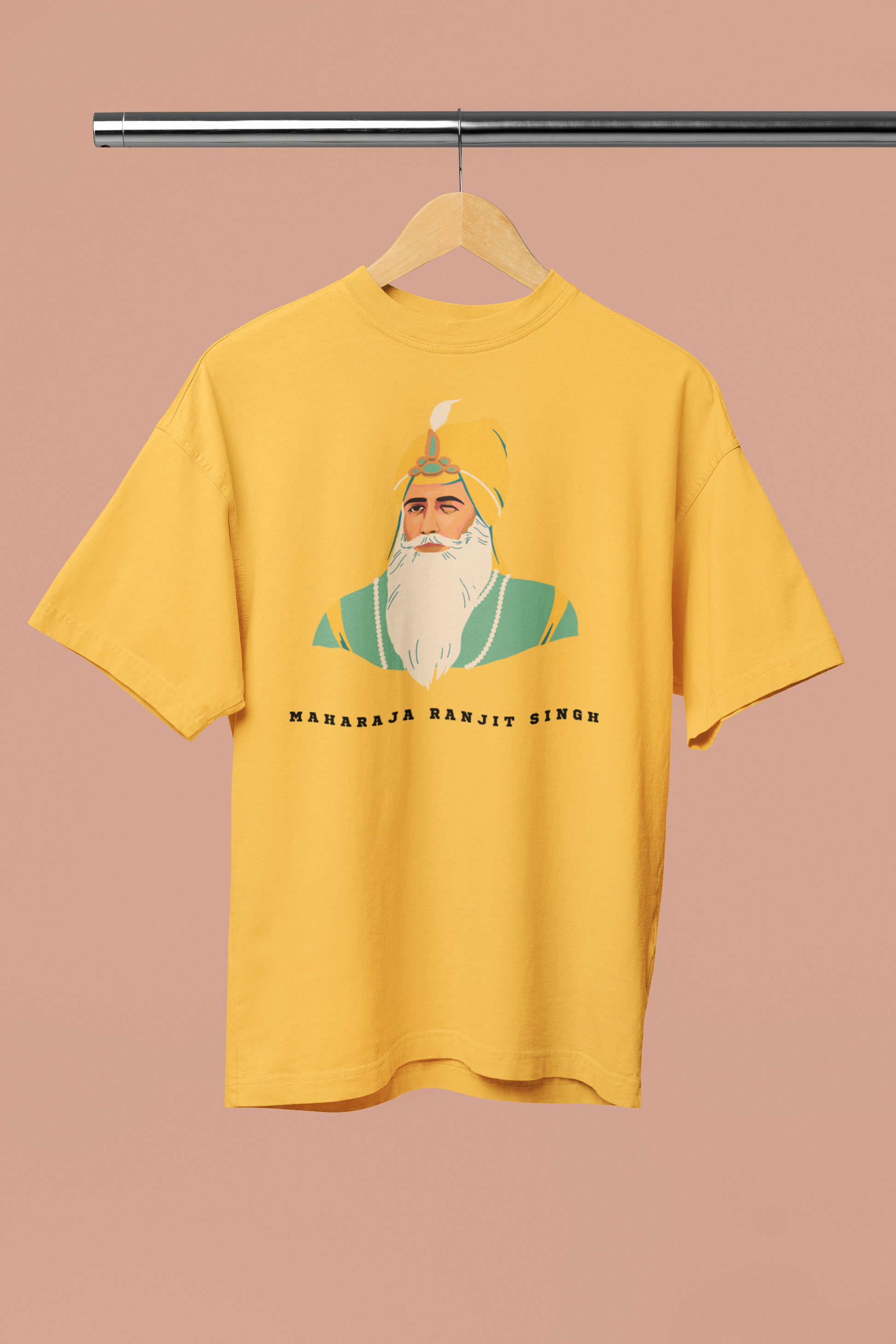 Maharaja Ranjit Singh Printed Oversized T-Shirt