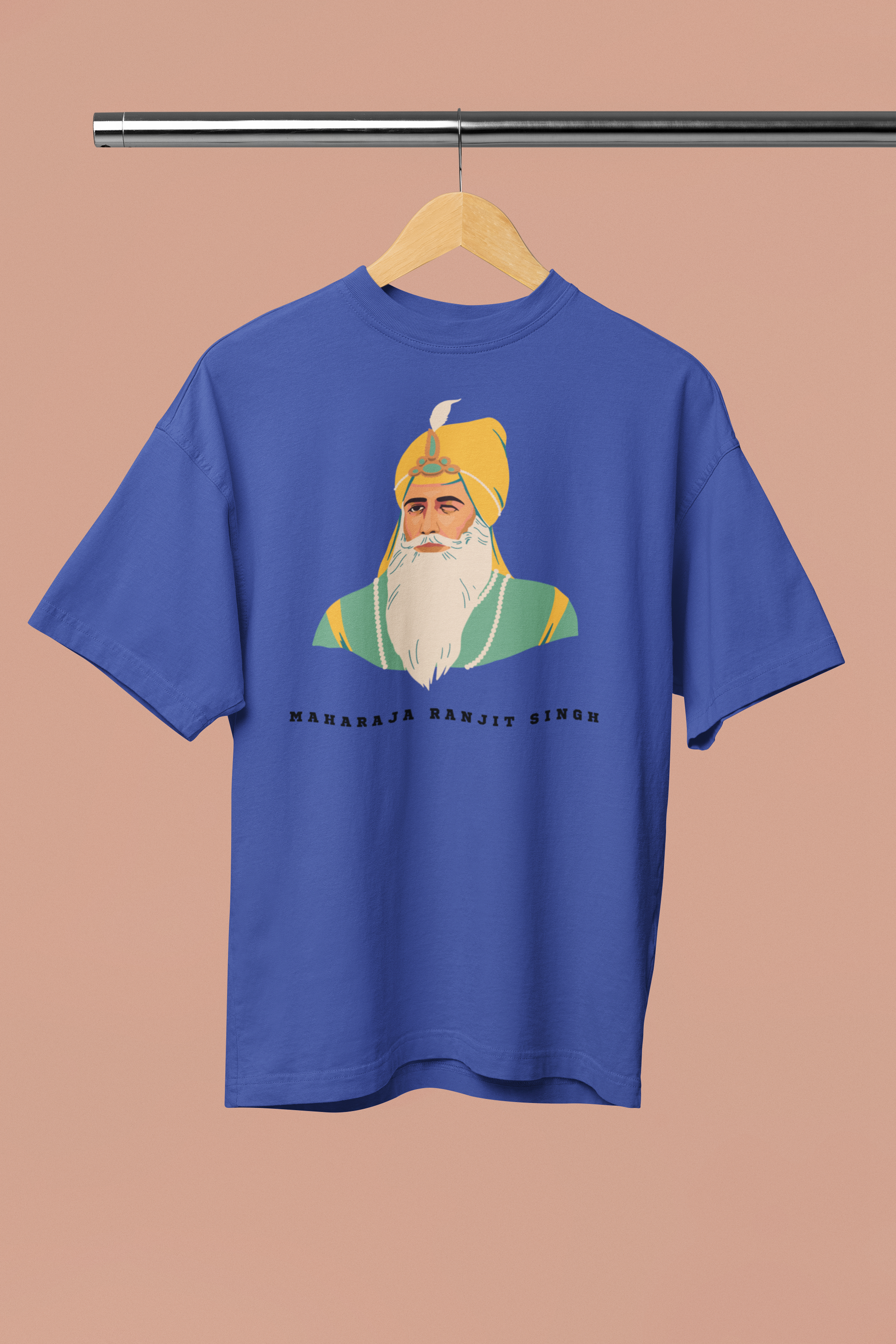 Maharaja Ranjit Singh Printed Oversized T-Shirt